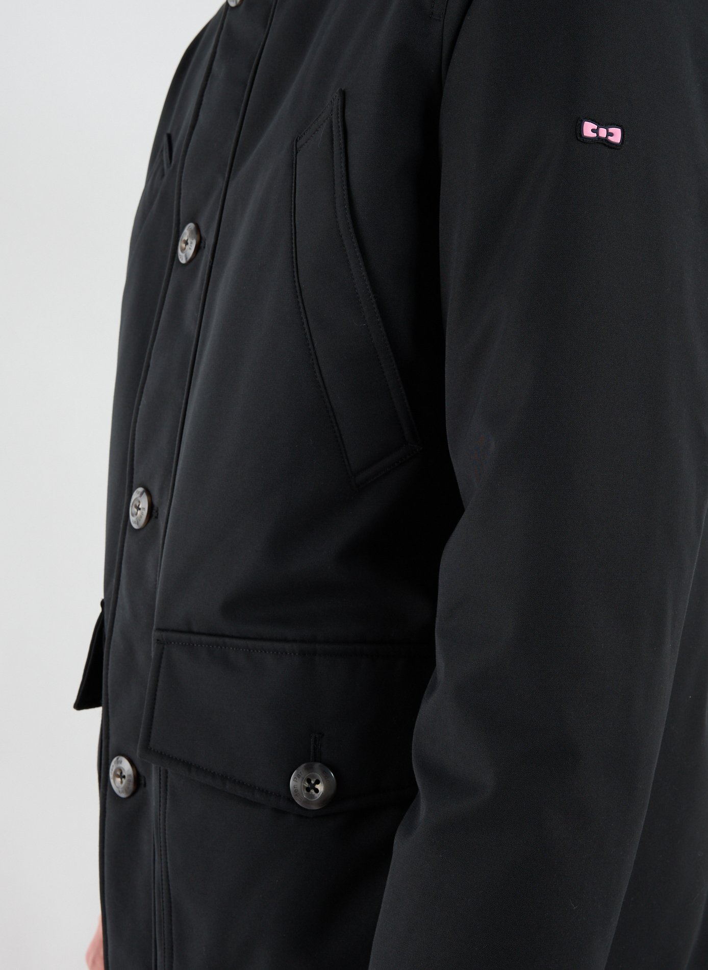Hooded Jacket EDEN PARK Black