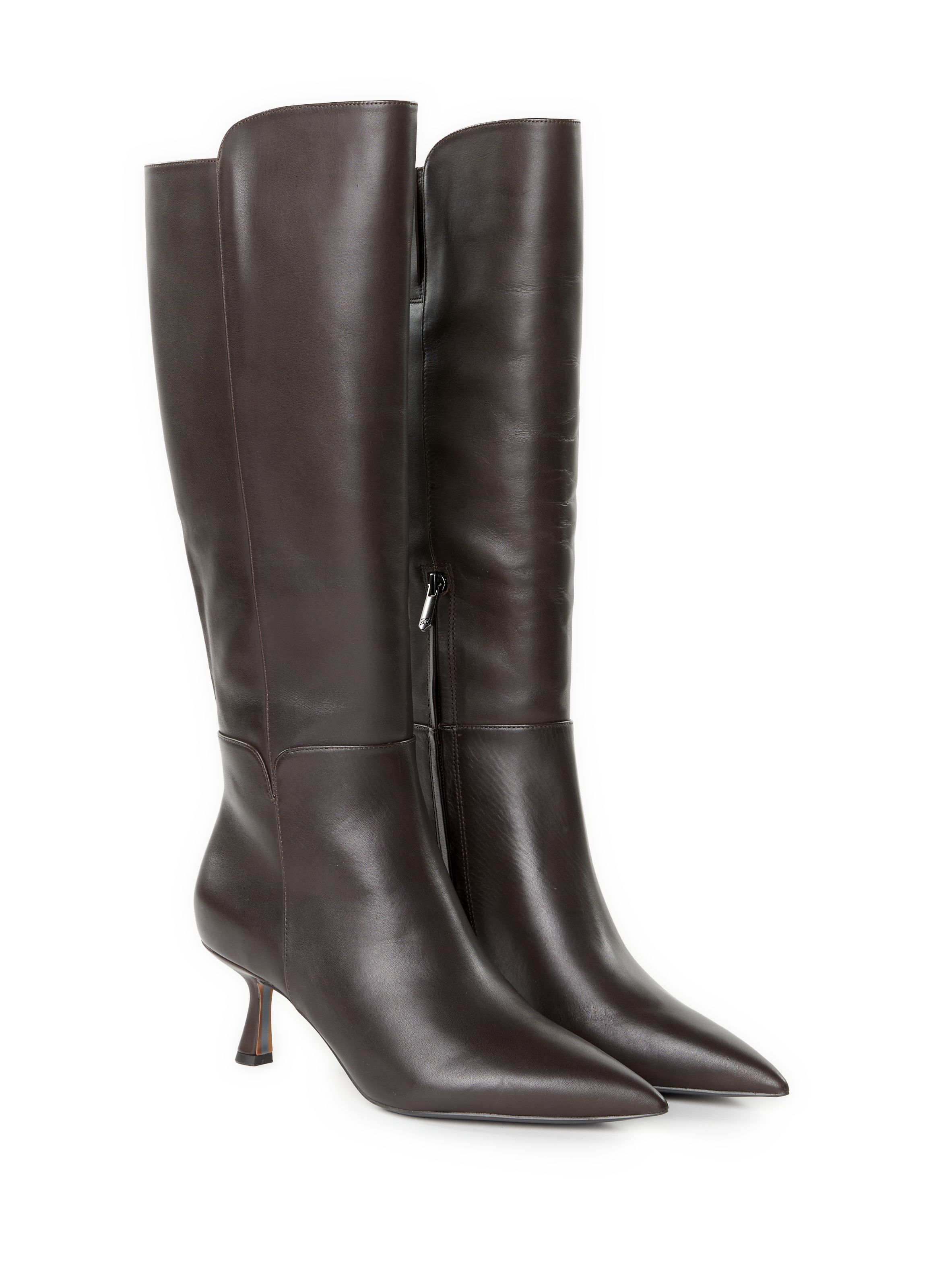 Bottes hautes Taylin en cuir SAM EDELMAN Marron