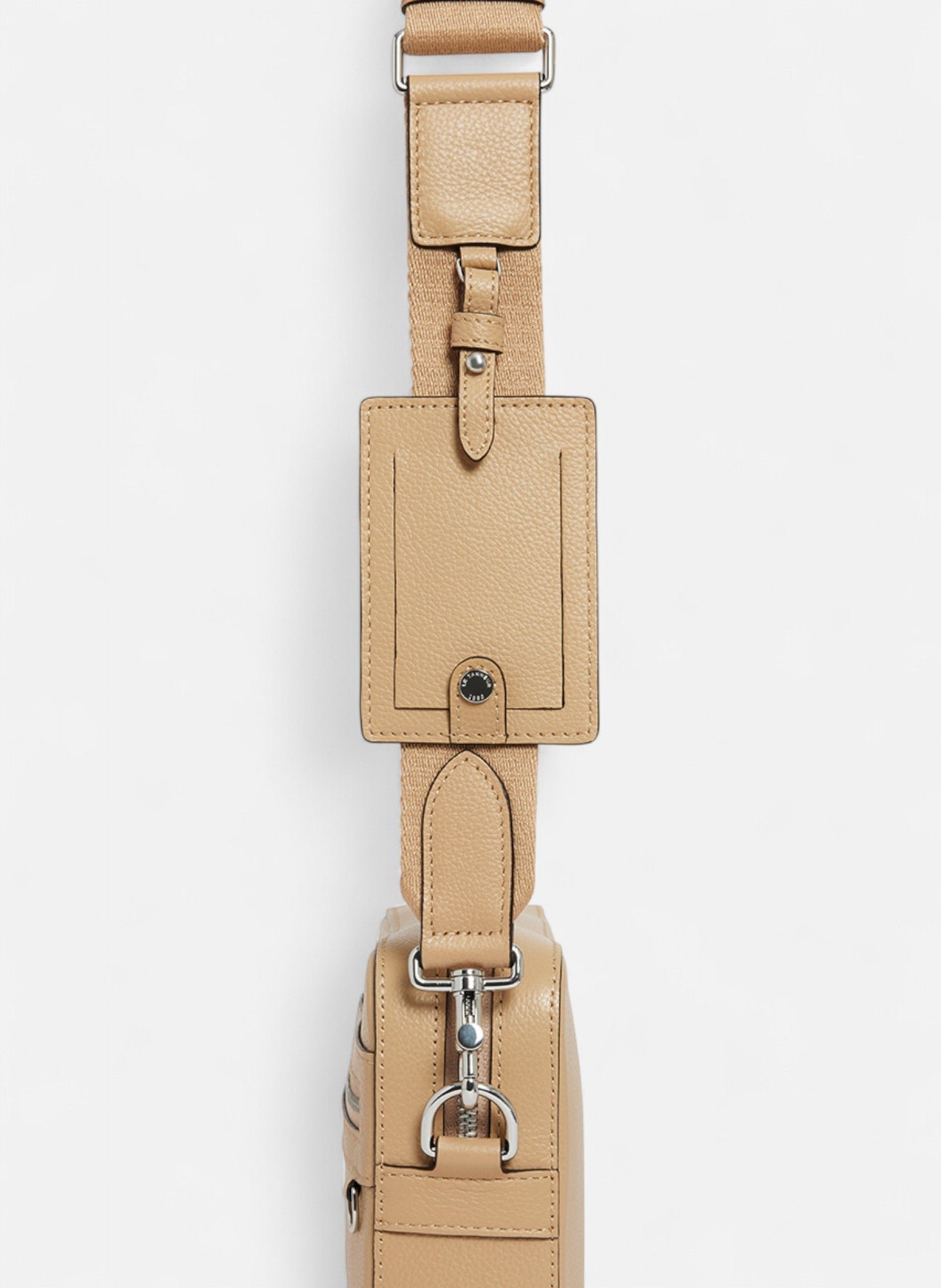 Petite sacoche emile en cuir grainé LE TANNEUR Beige