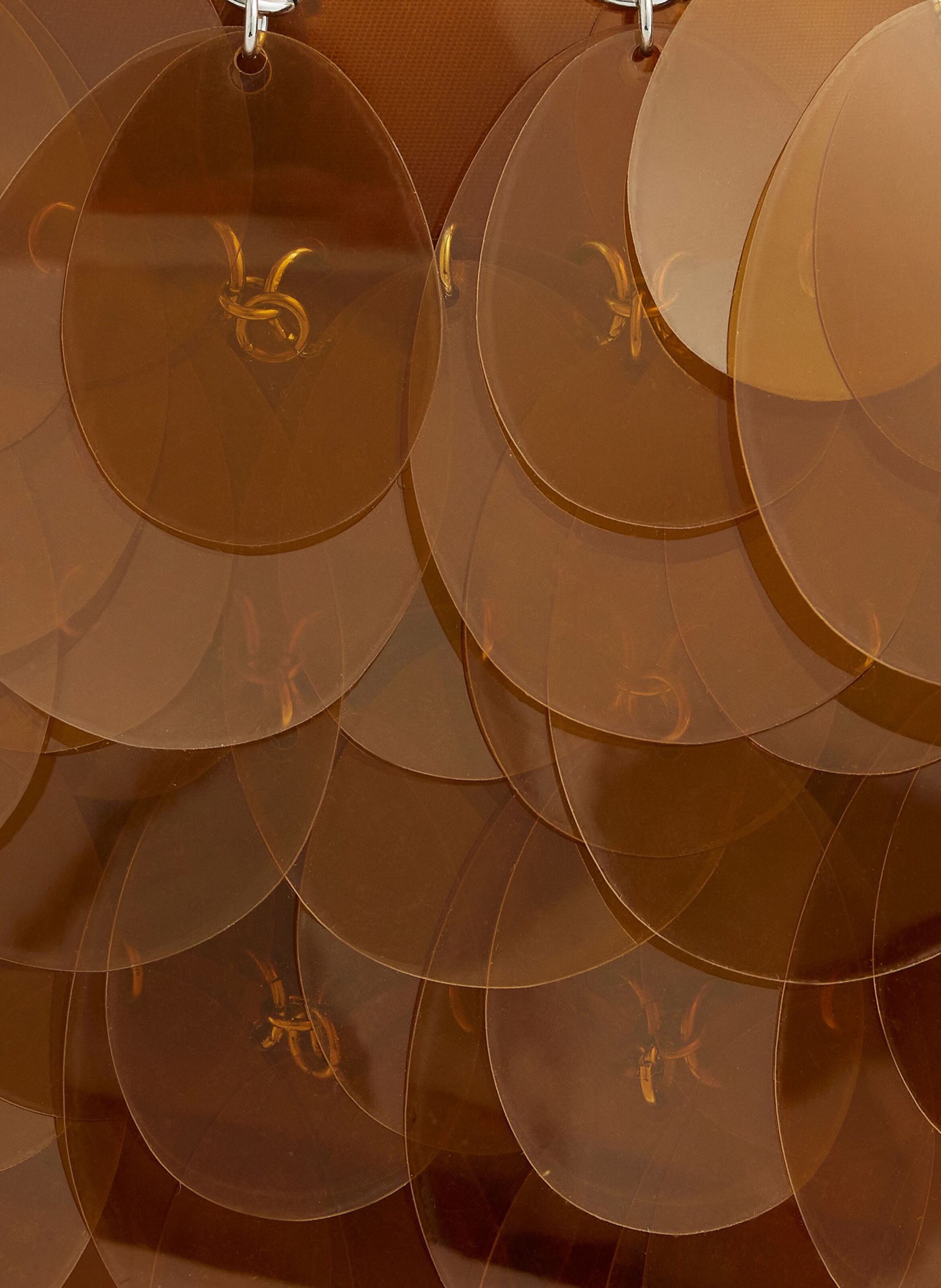 Sac sparkle RABANNE Orange