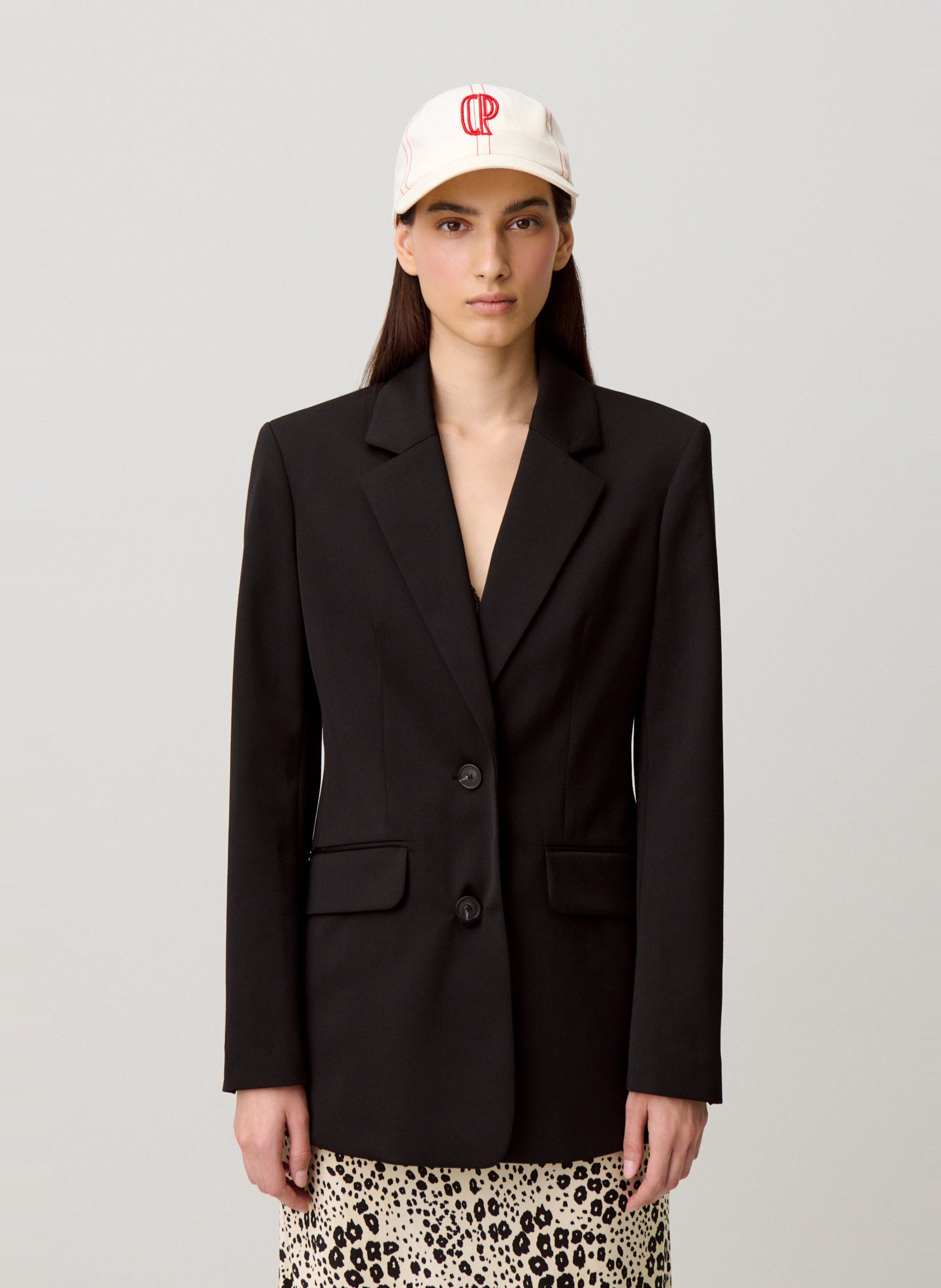 Veste de blazer ajustée CLAUDIE PIERLOT Noir