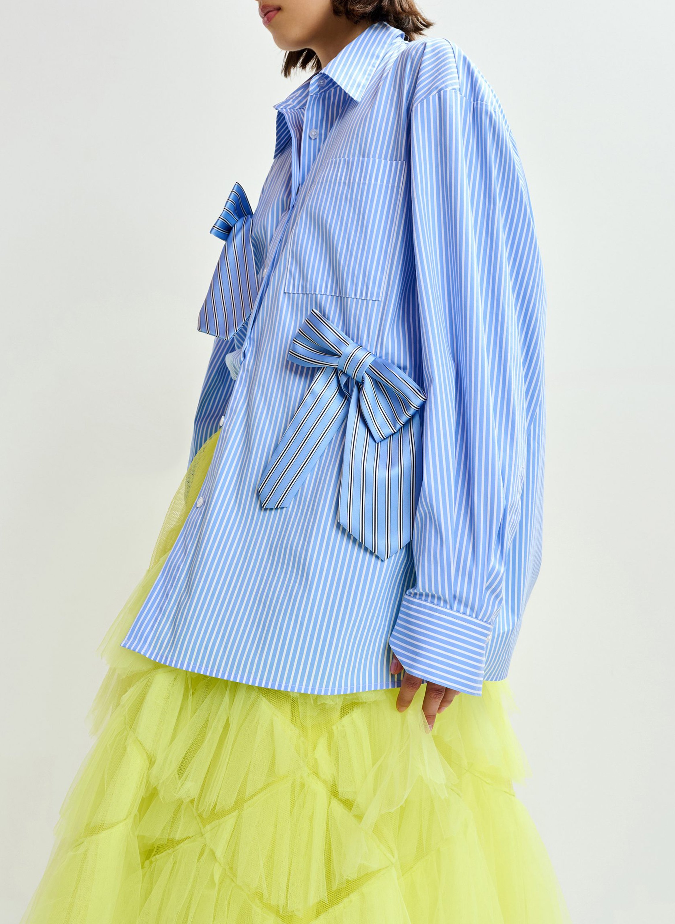 Chemise col classique en coton Jiwi ESSENTIEL ANTWERP Bleu