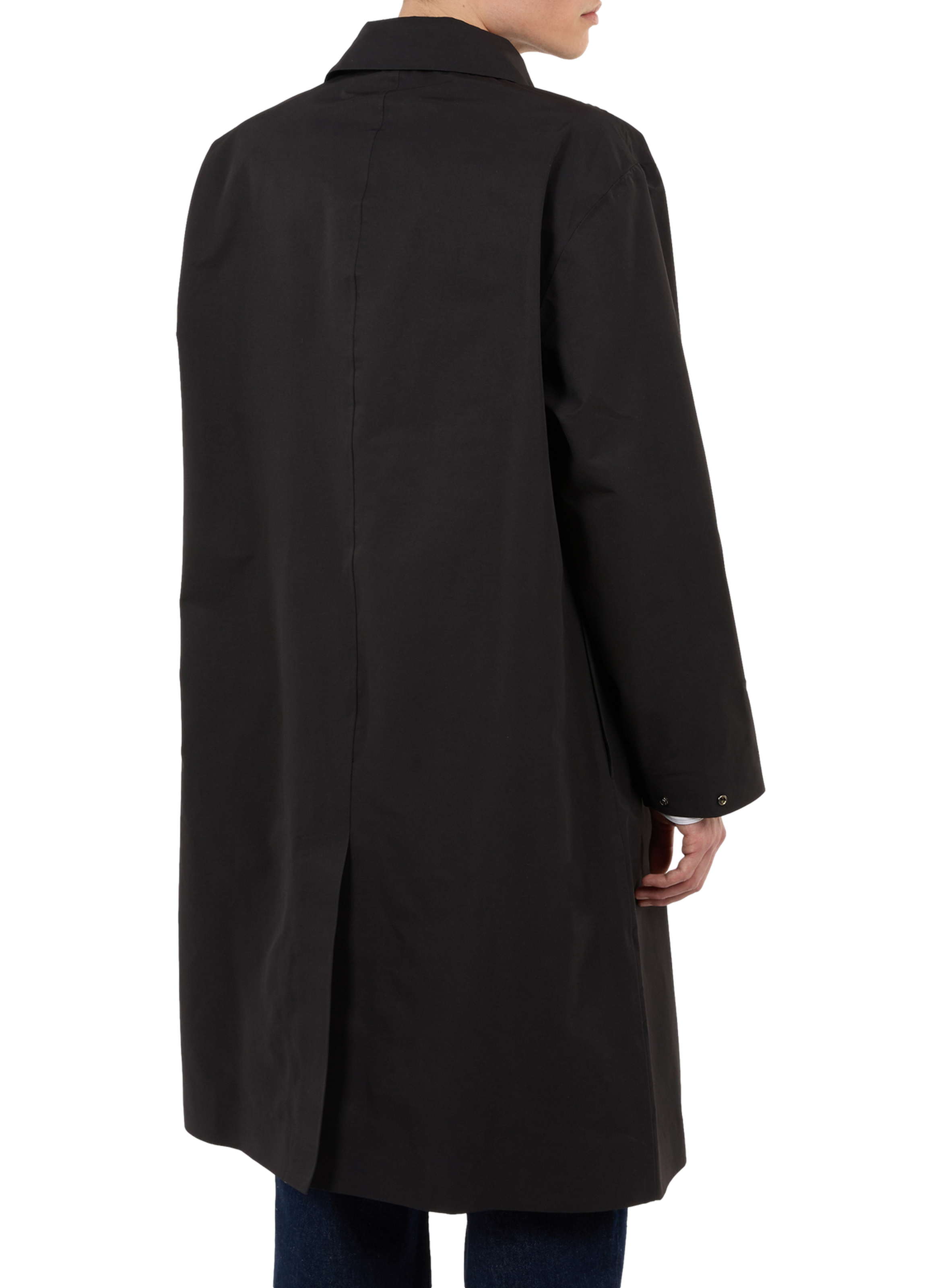 Trench Hylon en coton mélangé SAISON 1865 Noir