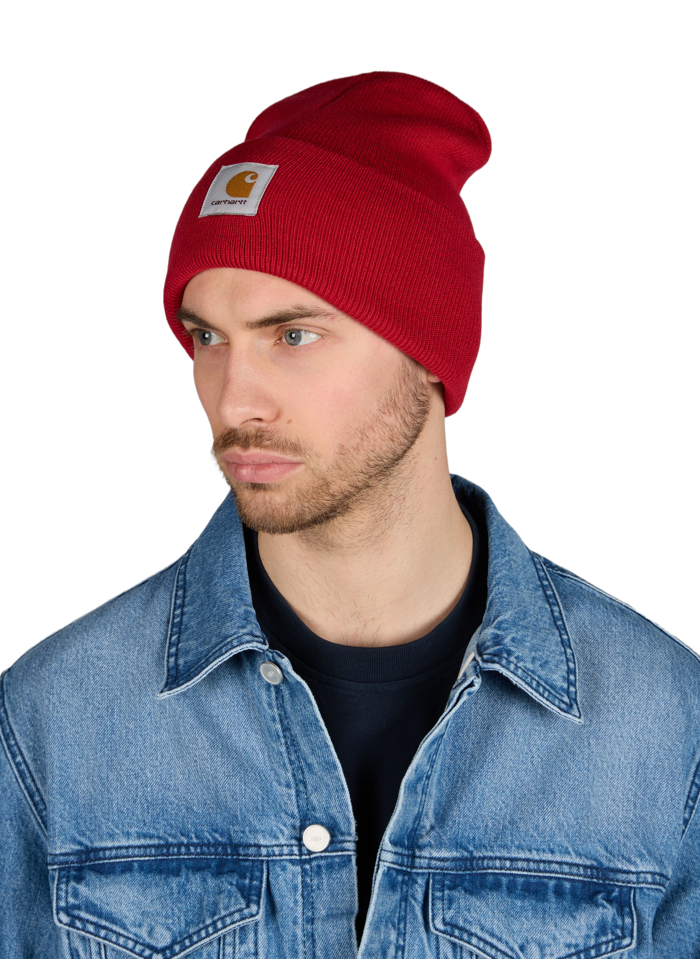 Beanie hat with turned up brim CARHARTT WIP Red