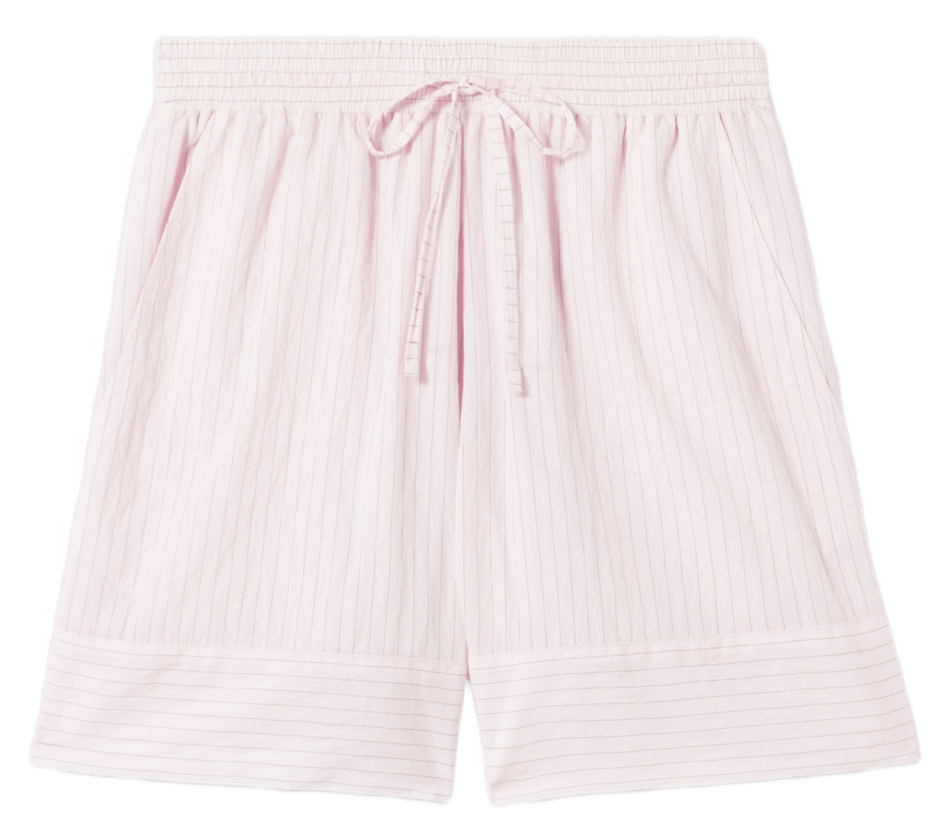 Short large élastiqué rayé CLAUDIE PIERLOT Rose