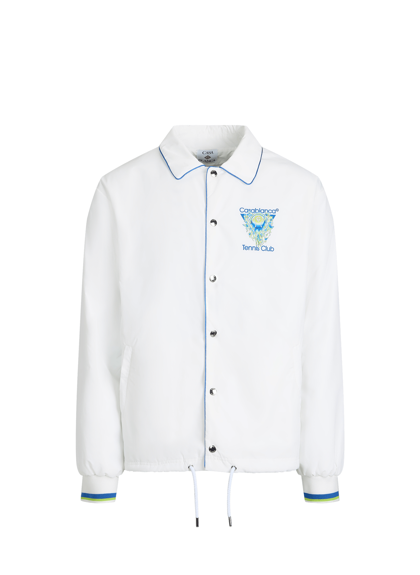 Veste imprimé Tennis Club CASABLANCA PARIS Blanc
