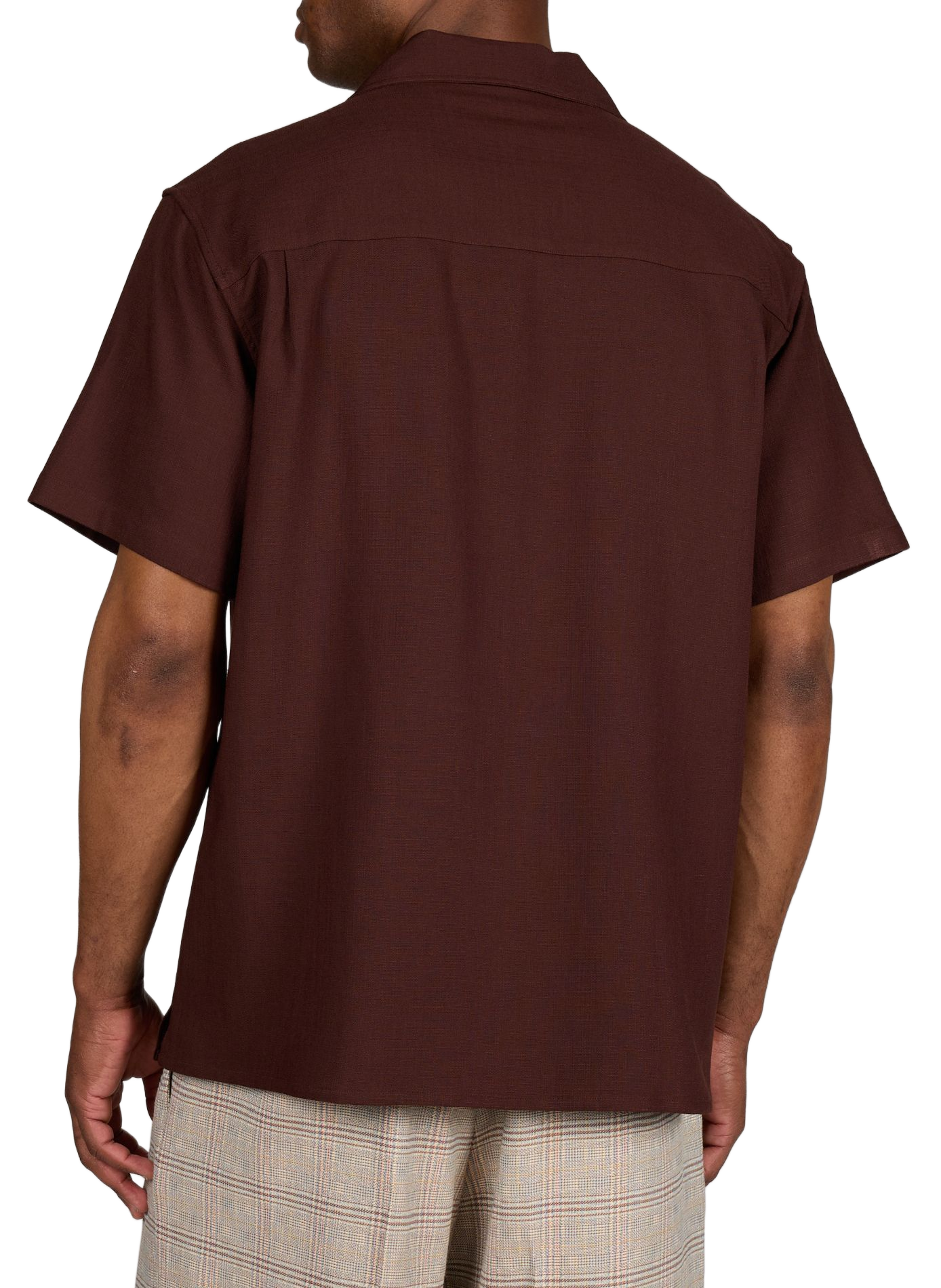 Gerader Hemdkragen mit offenem Kragen DROLE DE MONSIEUR Braun