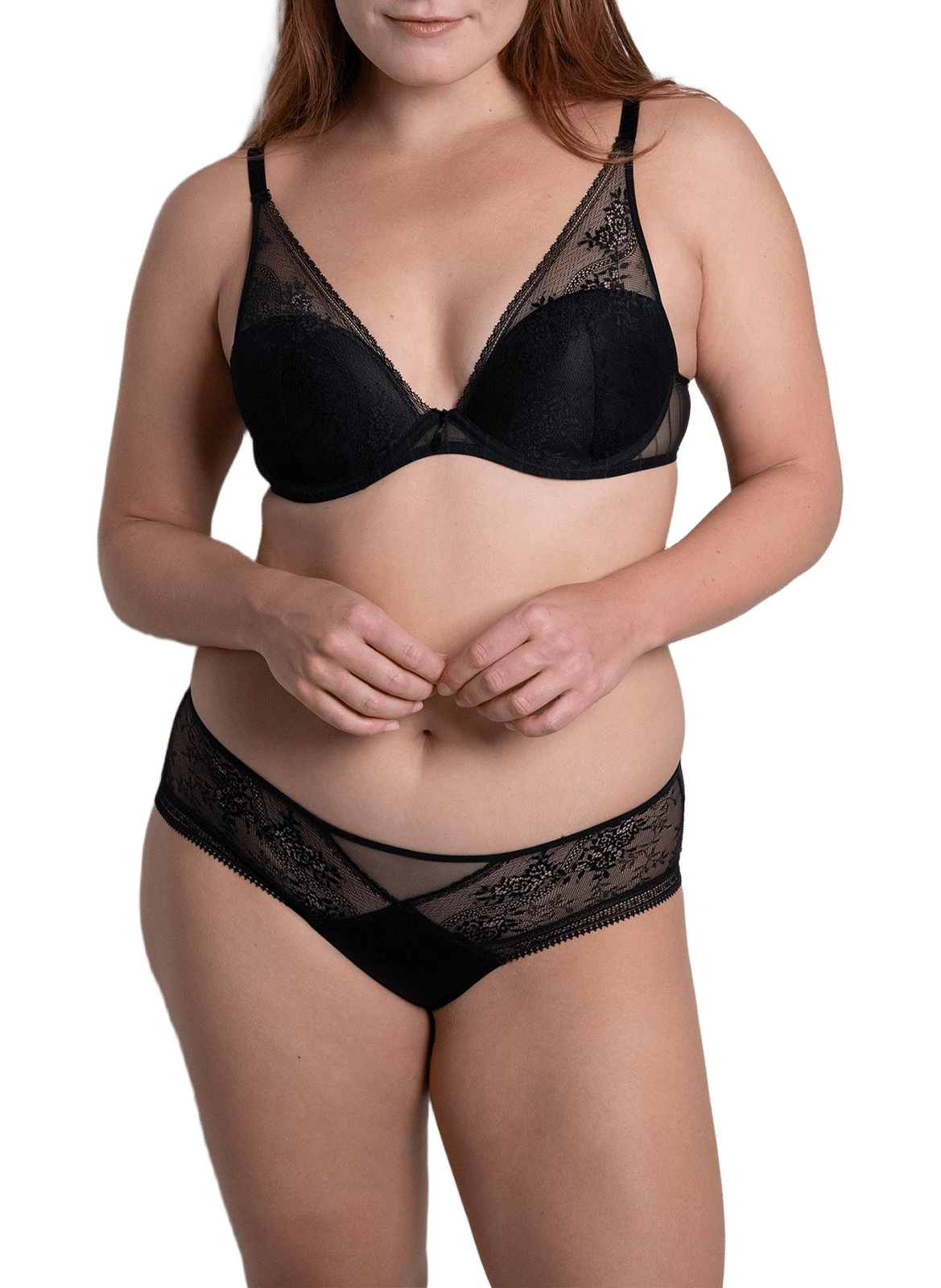 Floral Lace Maddie Bra PASSIONATA Black
