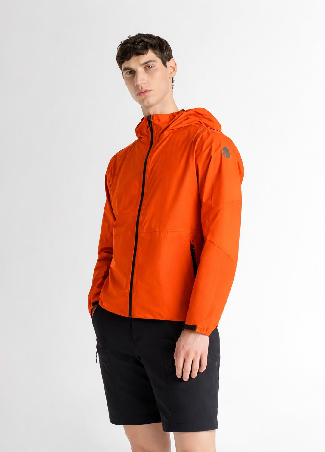 Veste coupe-vent airvone col capuche coupe regular FUSALP Rouge