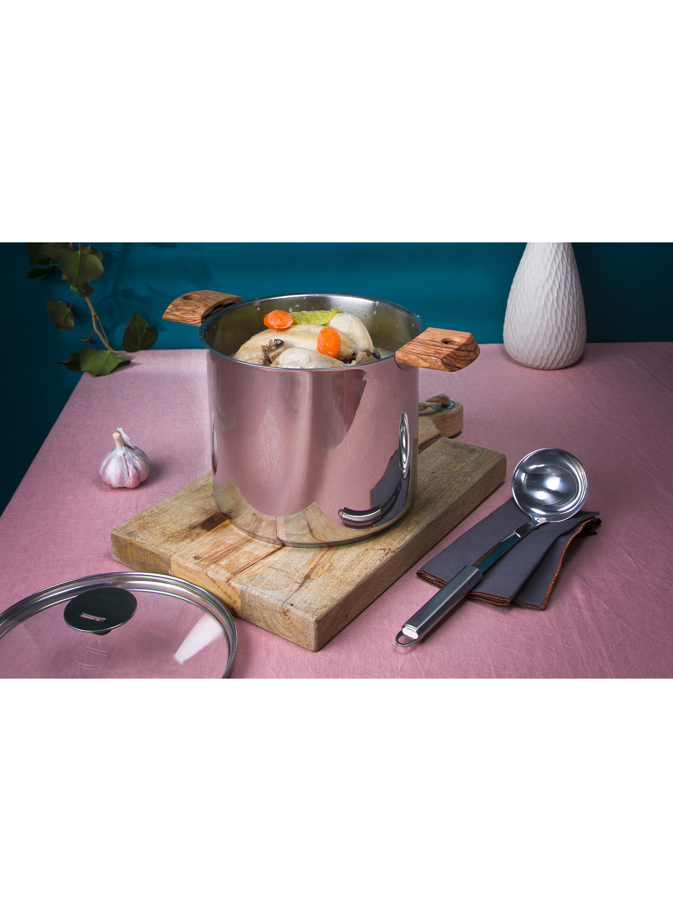 Louche Poc en inox CRISTEL Gris