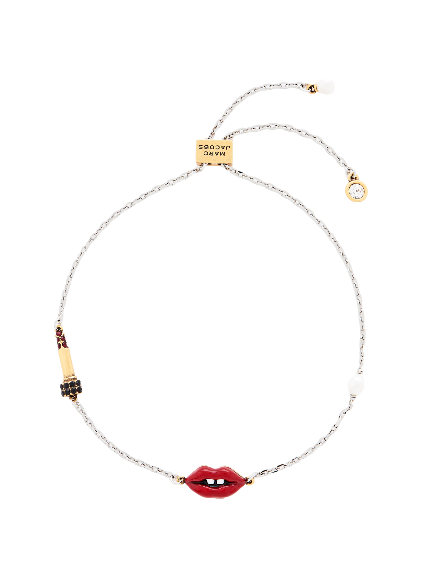 Pulsera The Lips Slider MARC JACOBS Plata