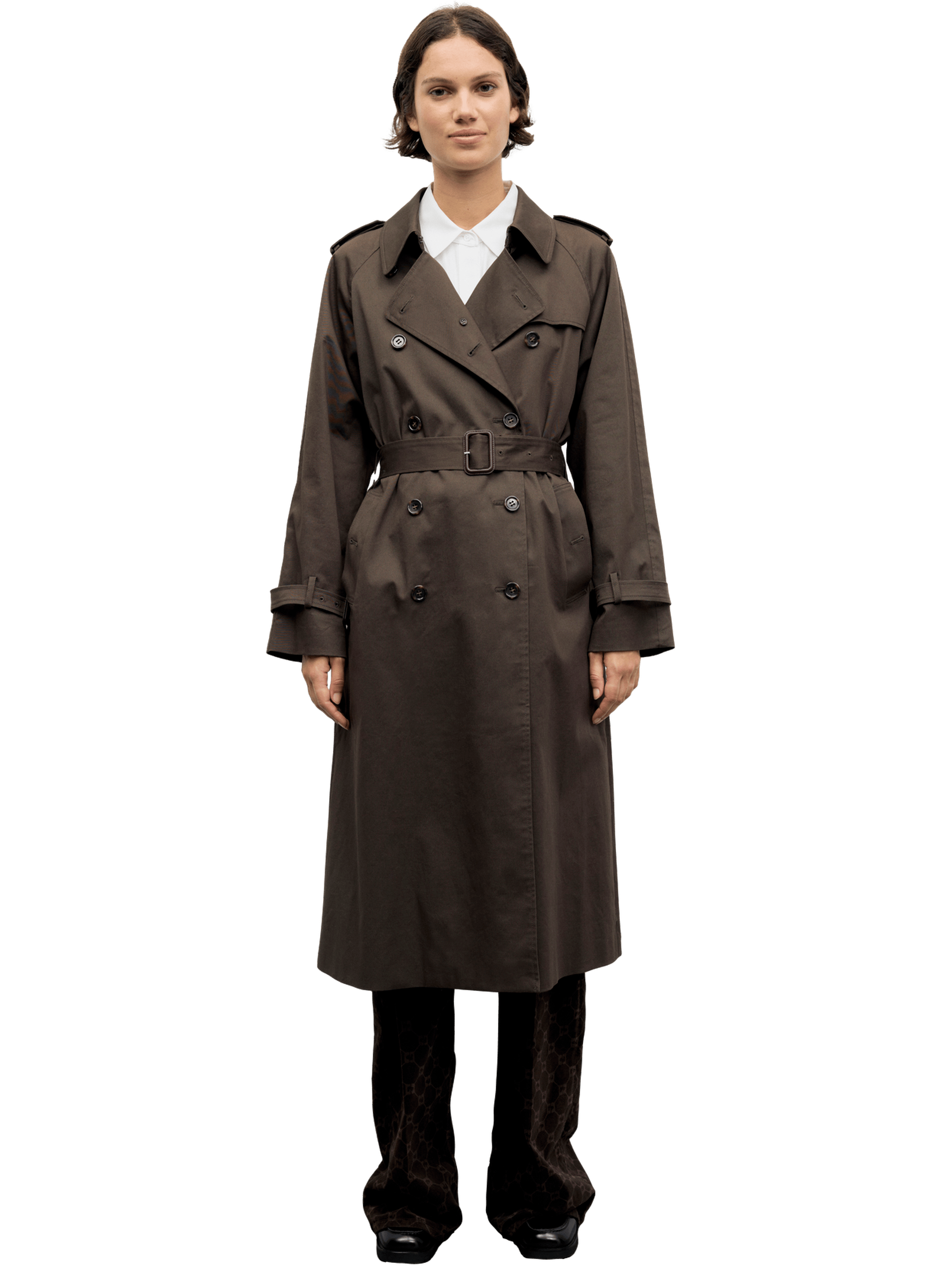 Trench long - serge GERARD DAREL Marron