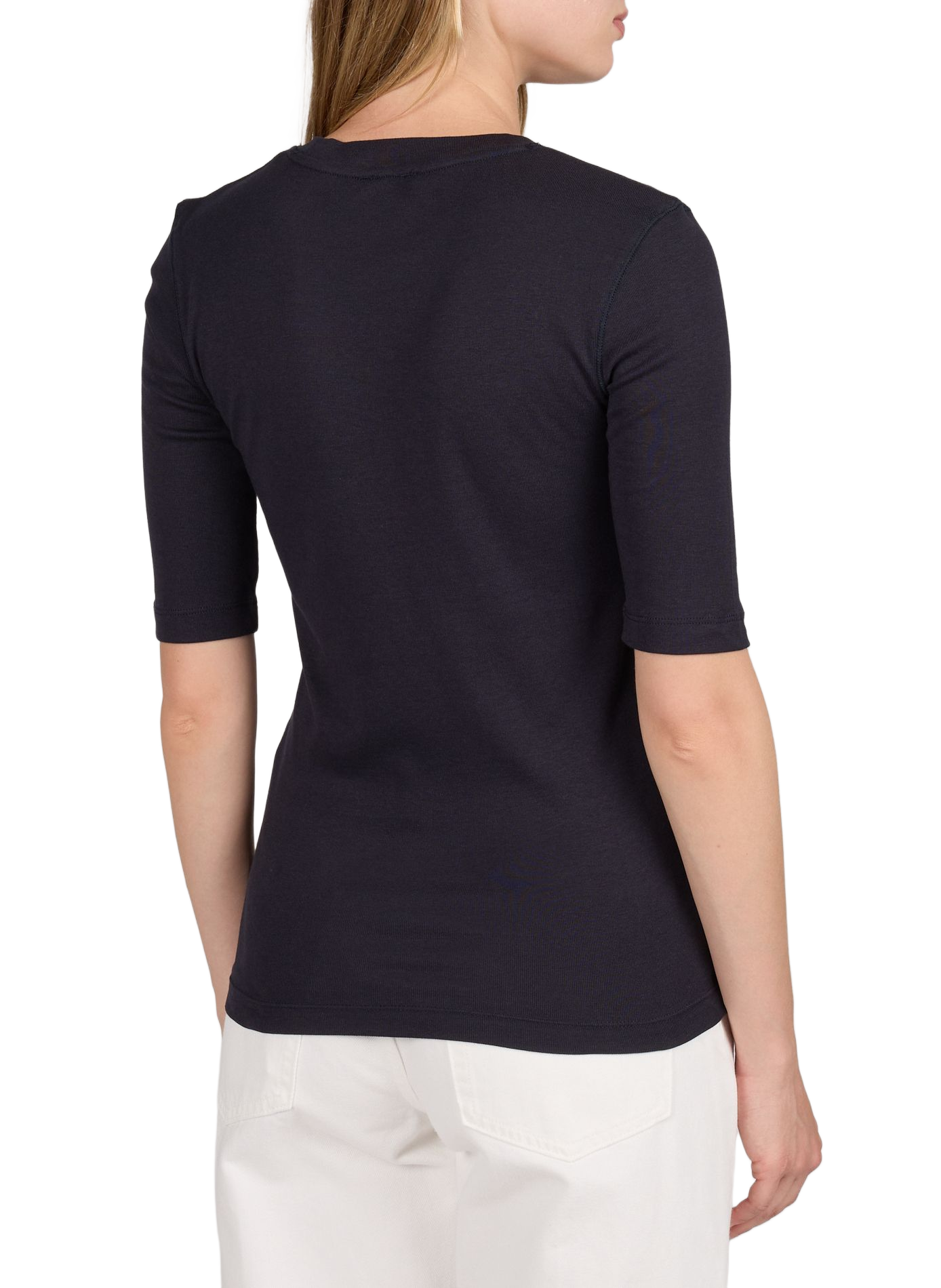 T-Shirt aus Baumwollmischung CLOSED Blau