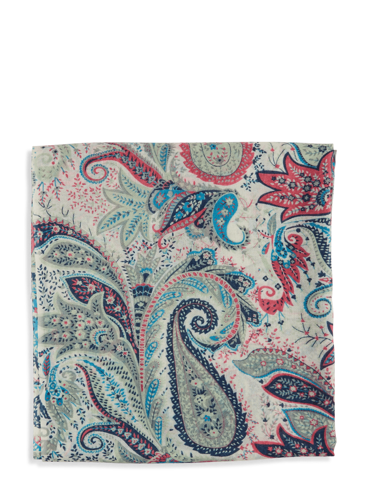 Printed wool scarf AU PRINTEMPS PARIS Multicolour