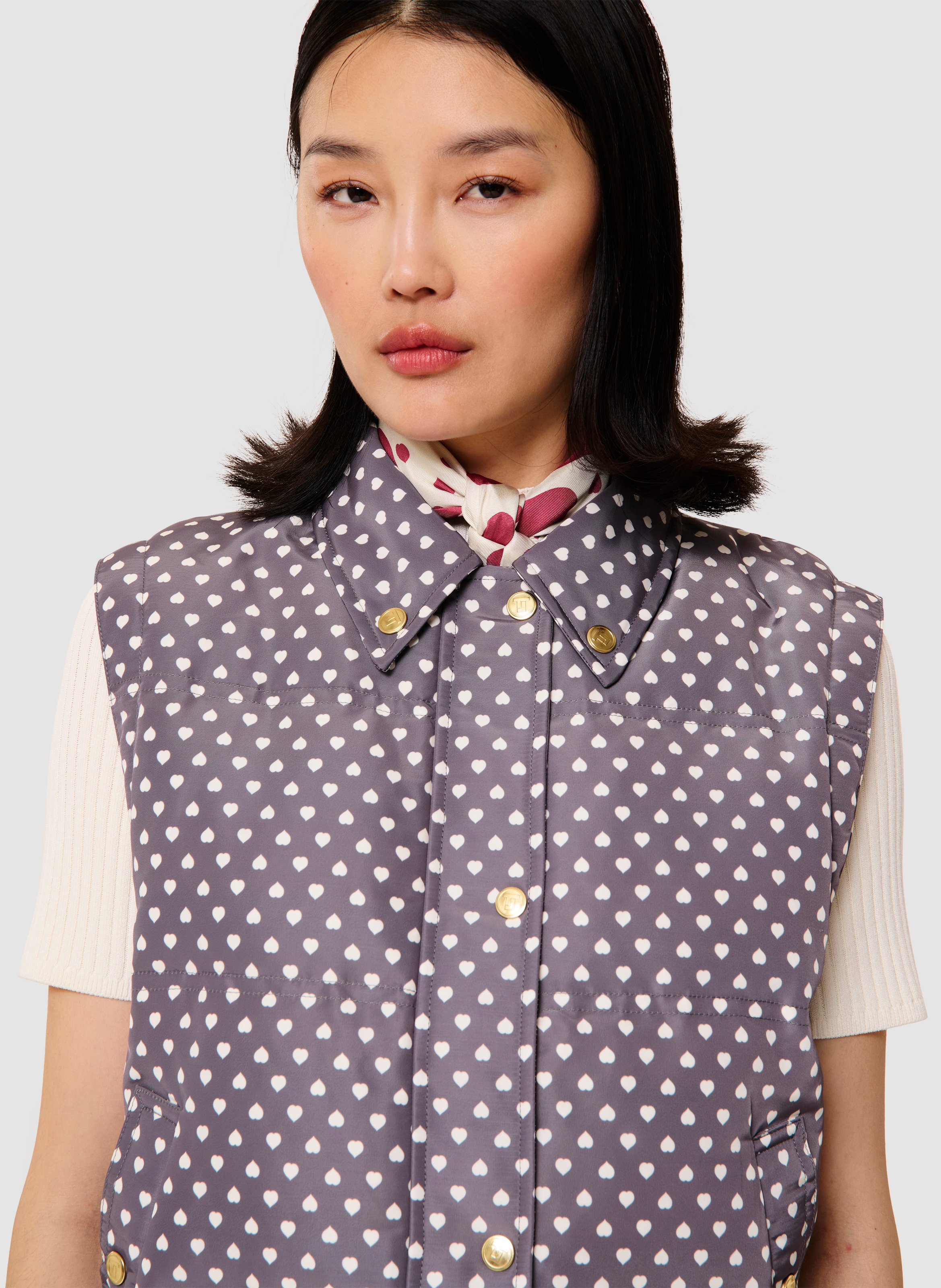 Manteau dora TARA JARMON Gris