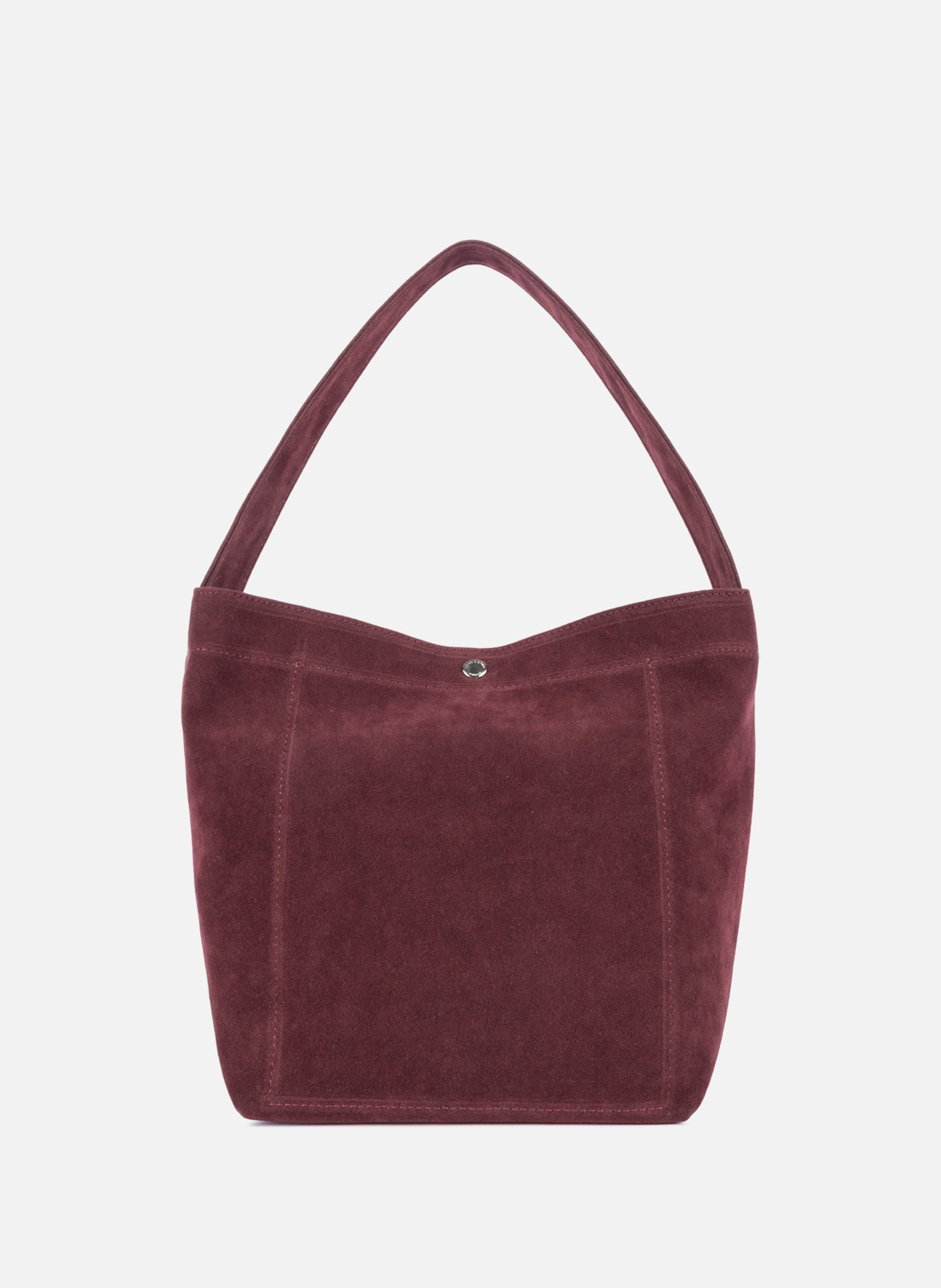 Mini sac seau - suédine kba LANCASTER Rouge