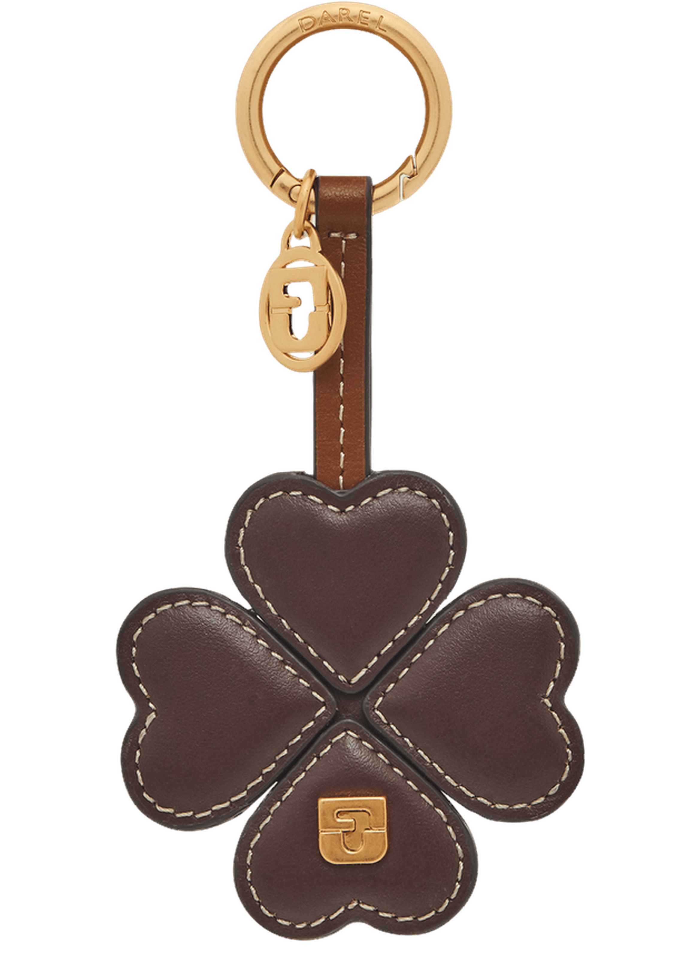 Charm en cuir – 4 feuilles gd GERARD DAREL Marron
