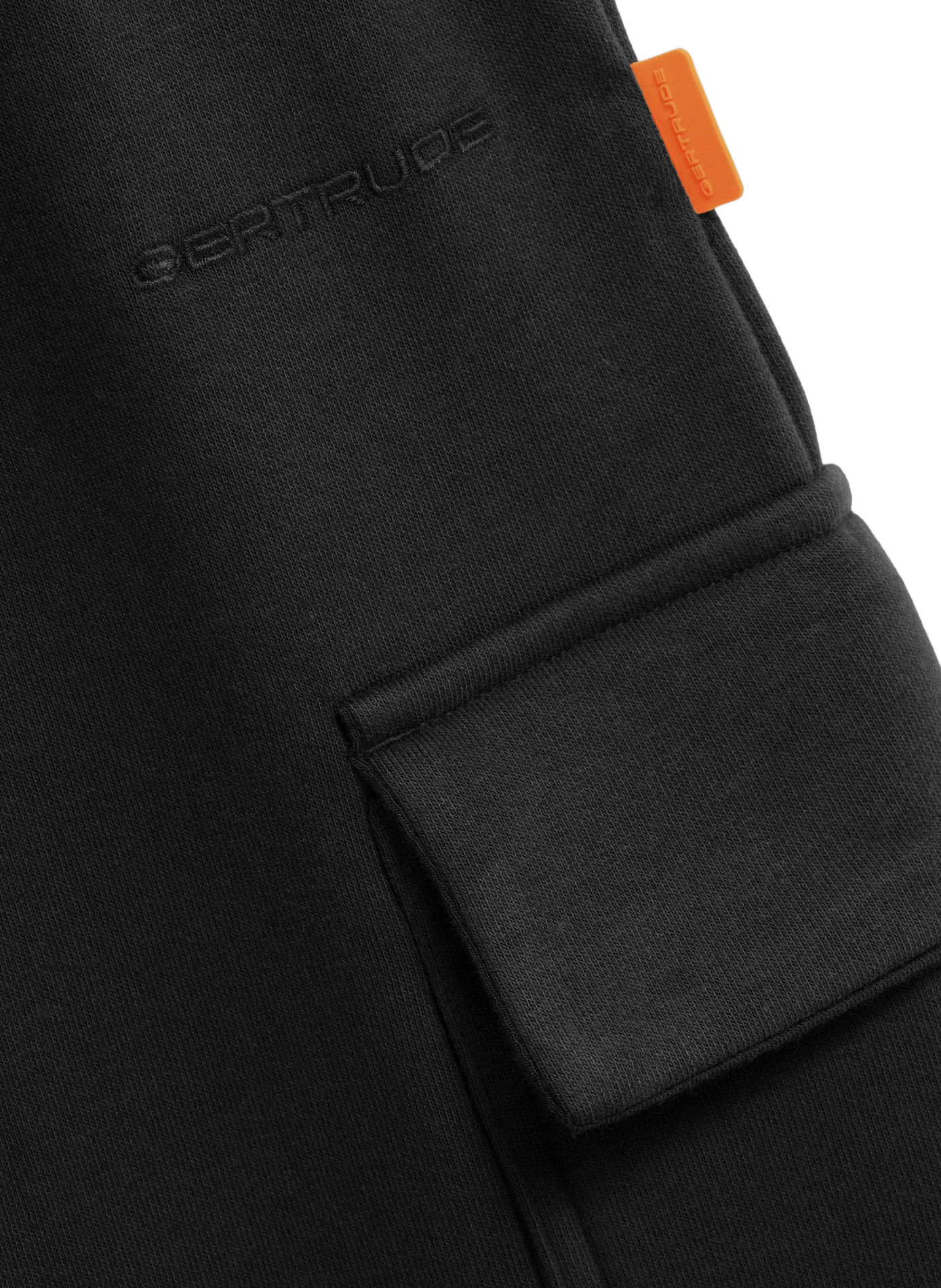 Robin wide-leg cotton-blend sweatpants GERTRUDE Black