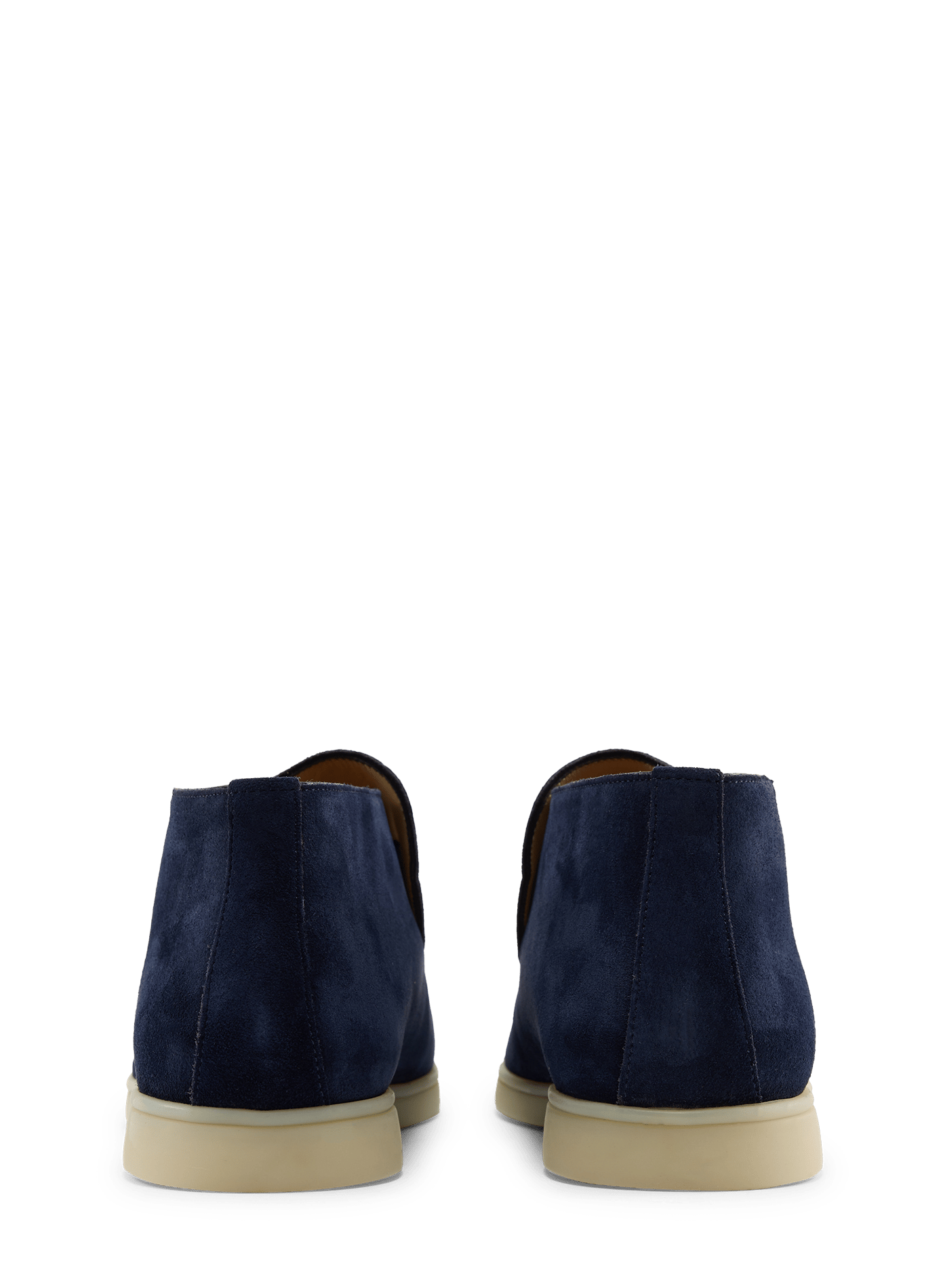 Calfskin leather loafers AURELIEN Blue