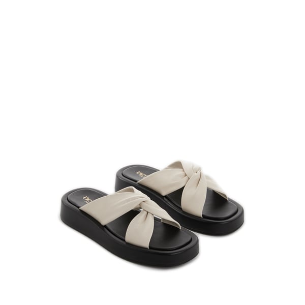 Sandales à plateforme en cuir