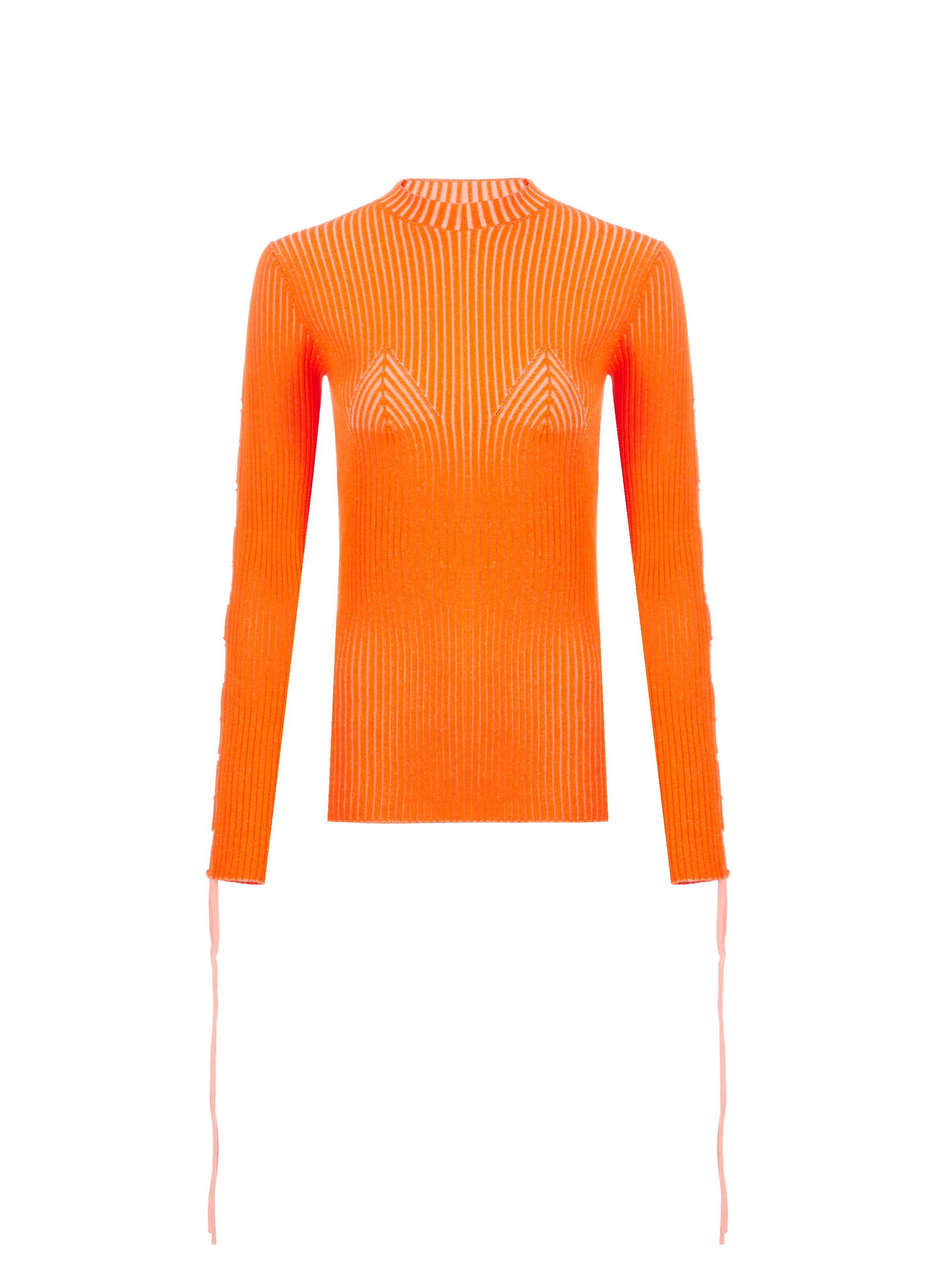 Pull en maille côtelée