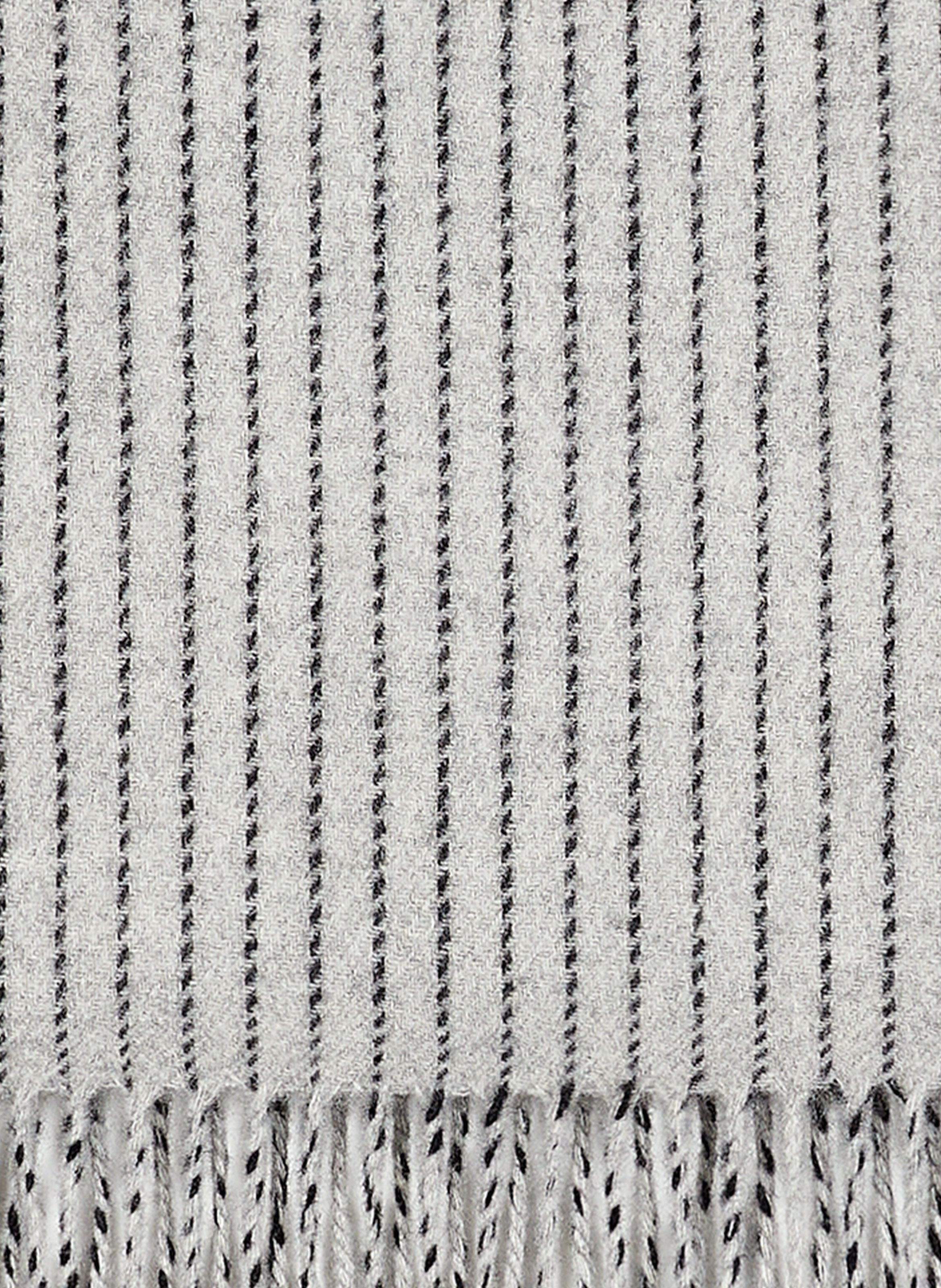 Echarpe Annibale en cachemire et laine  SAISON 1865 Gris