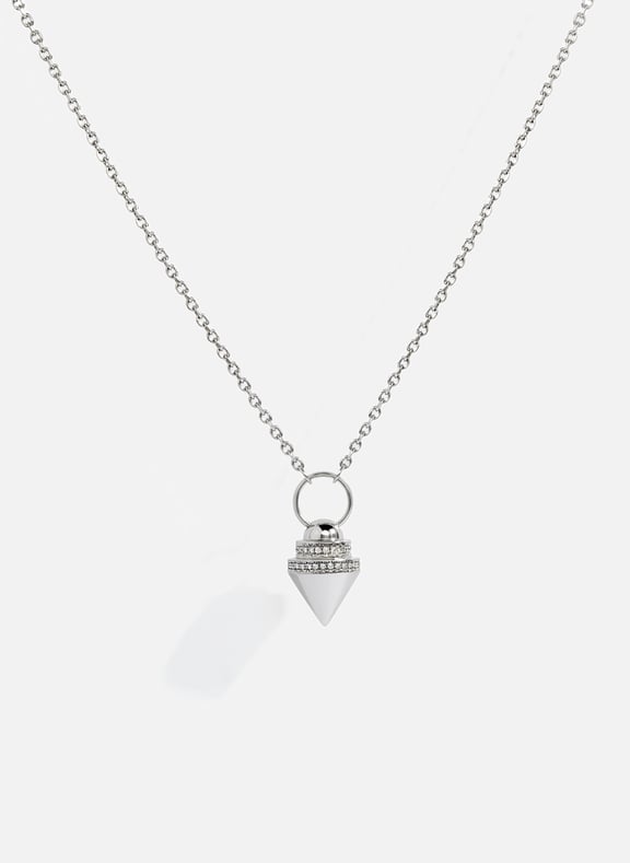 Collier Anyway Pendule en argent Argent by STATEMENT STATEMENT Collier Anyway Pendule en argent Argent