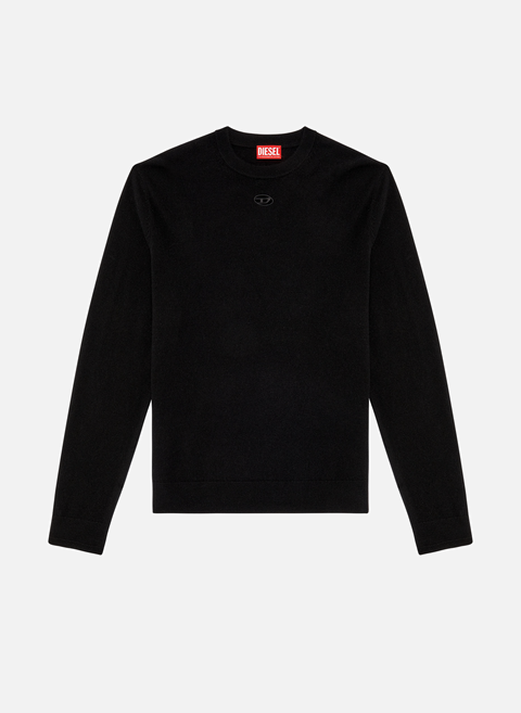 Wool and cashmere sweater BlackDIESEL 