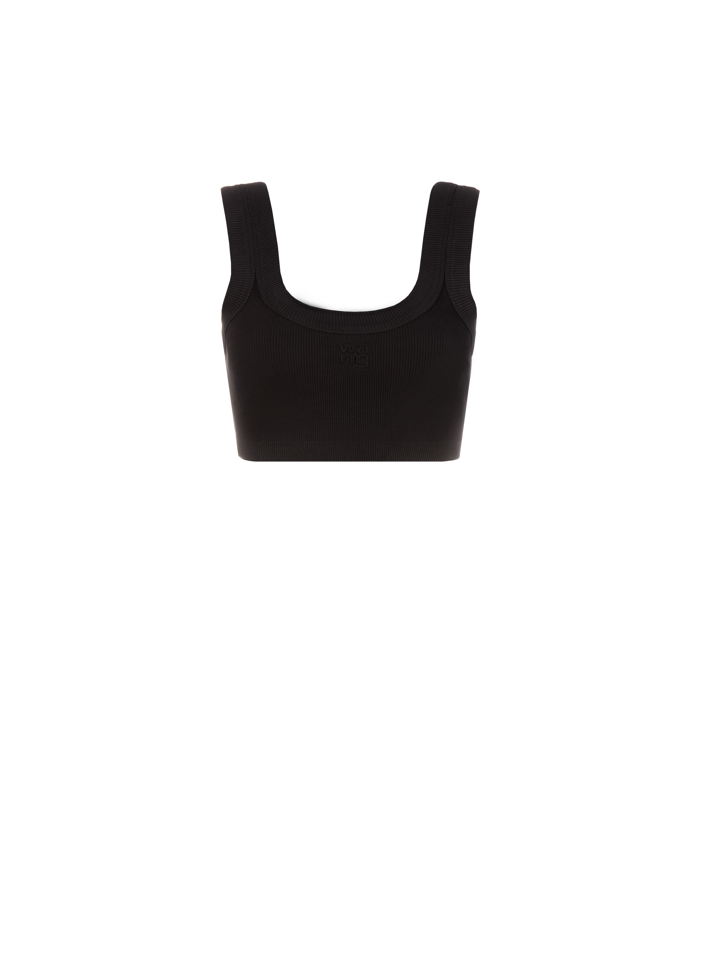 Brassière côtelé ALEXANDER WANG Noir