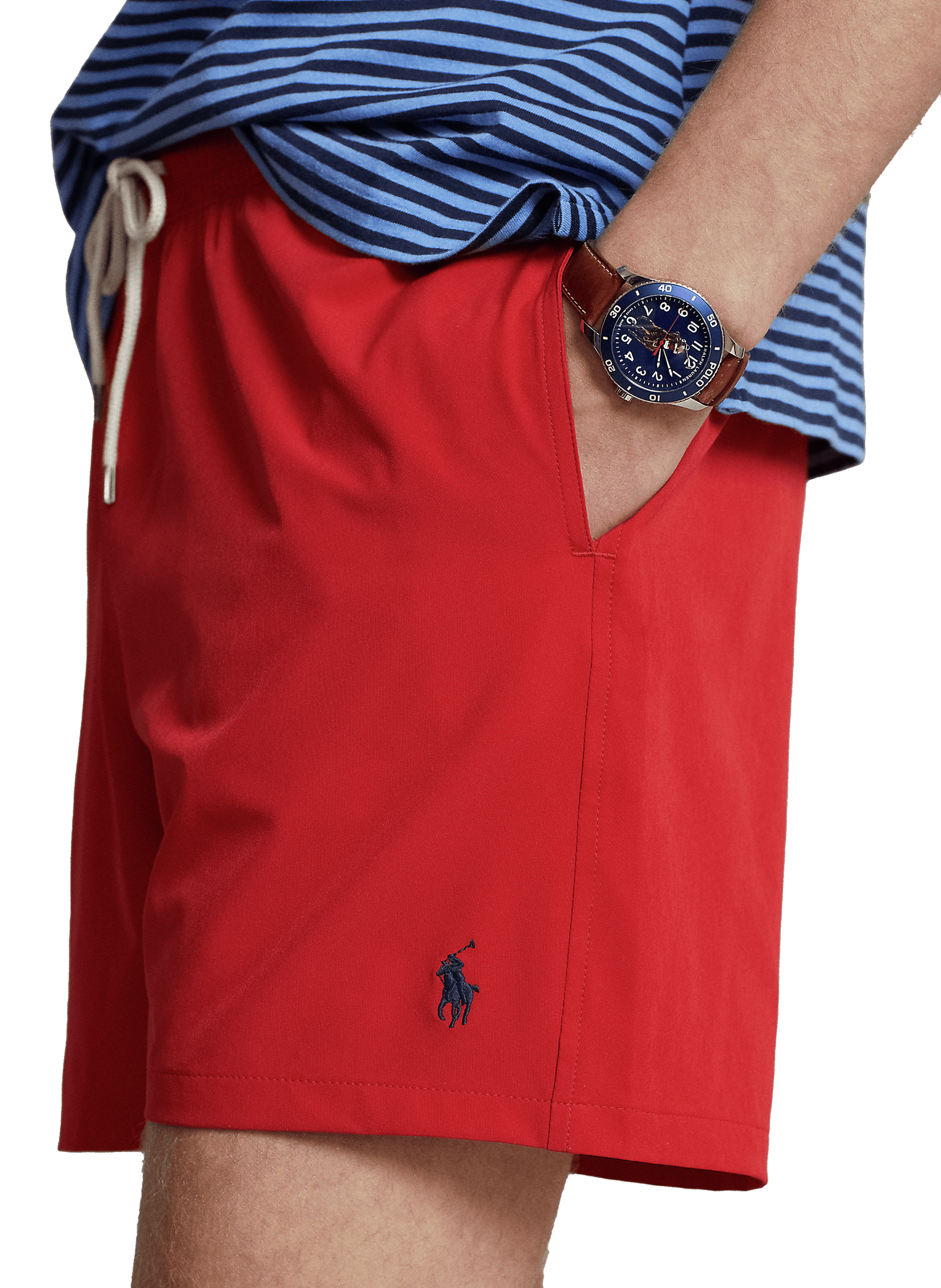 Short de bain POLO RALPH LAUREN Rouge