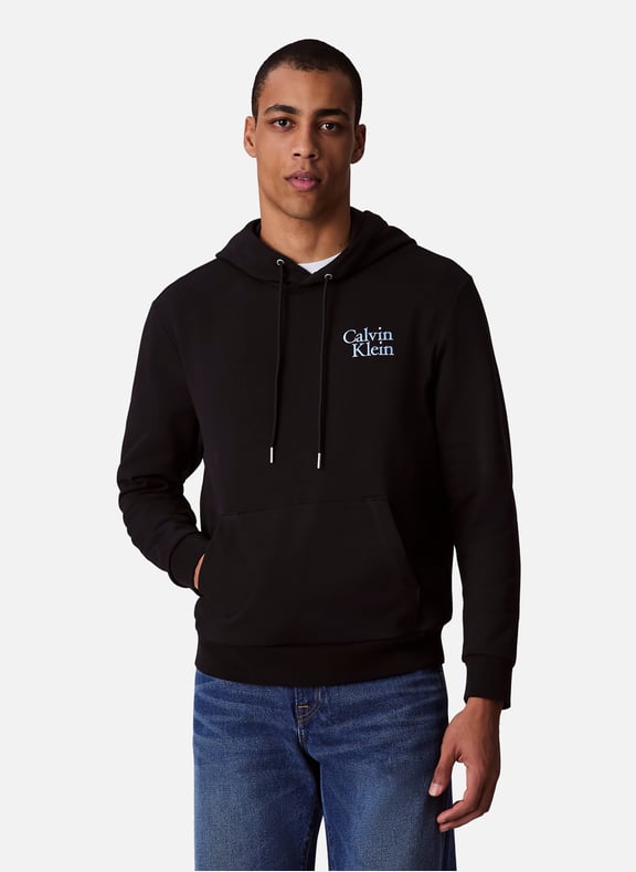 Cotton hoodie Black by CALVIN KLEIN CALVIN KLEIN Cotton hoodie Black