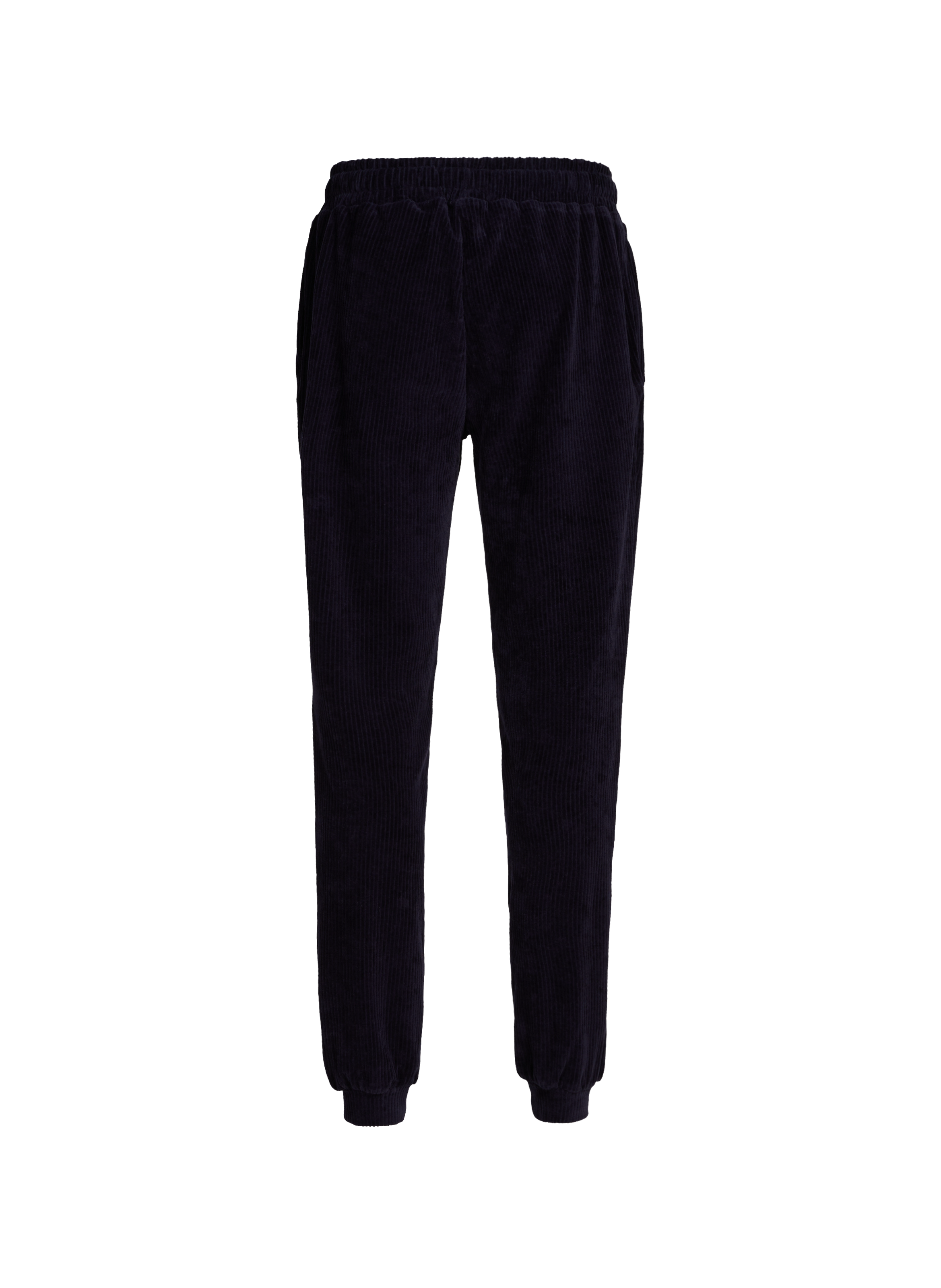 Ribbed Velvet Pyjama Set Blue