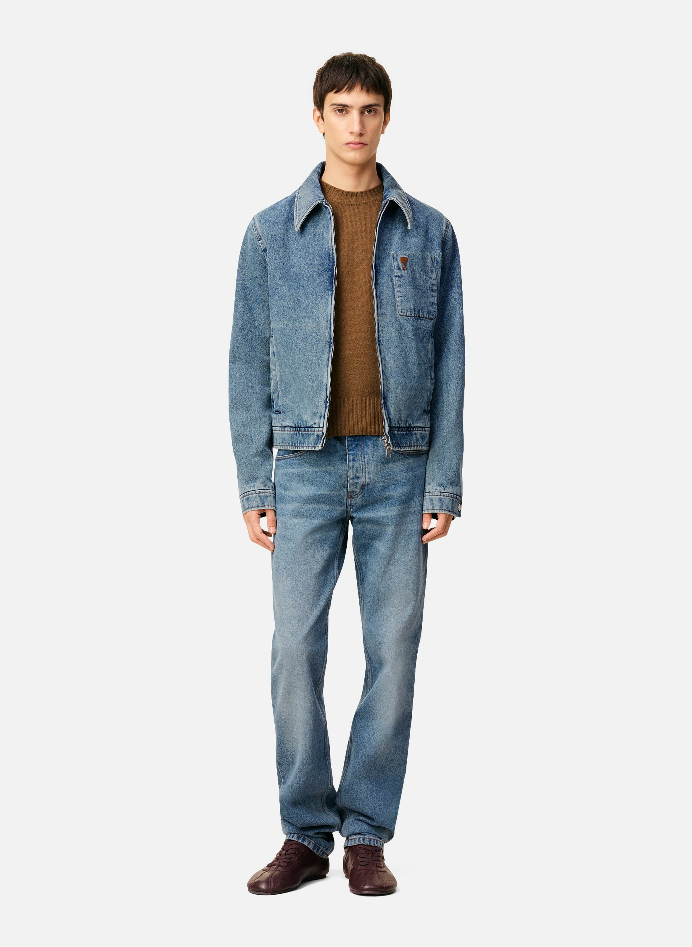 Jean coupe classique Bleu