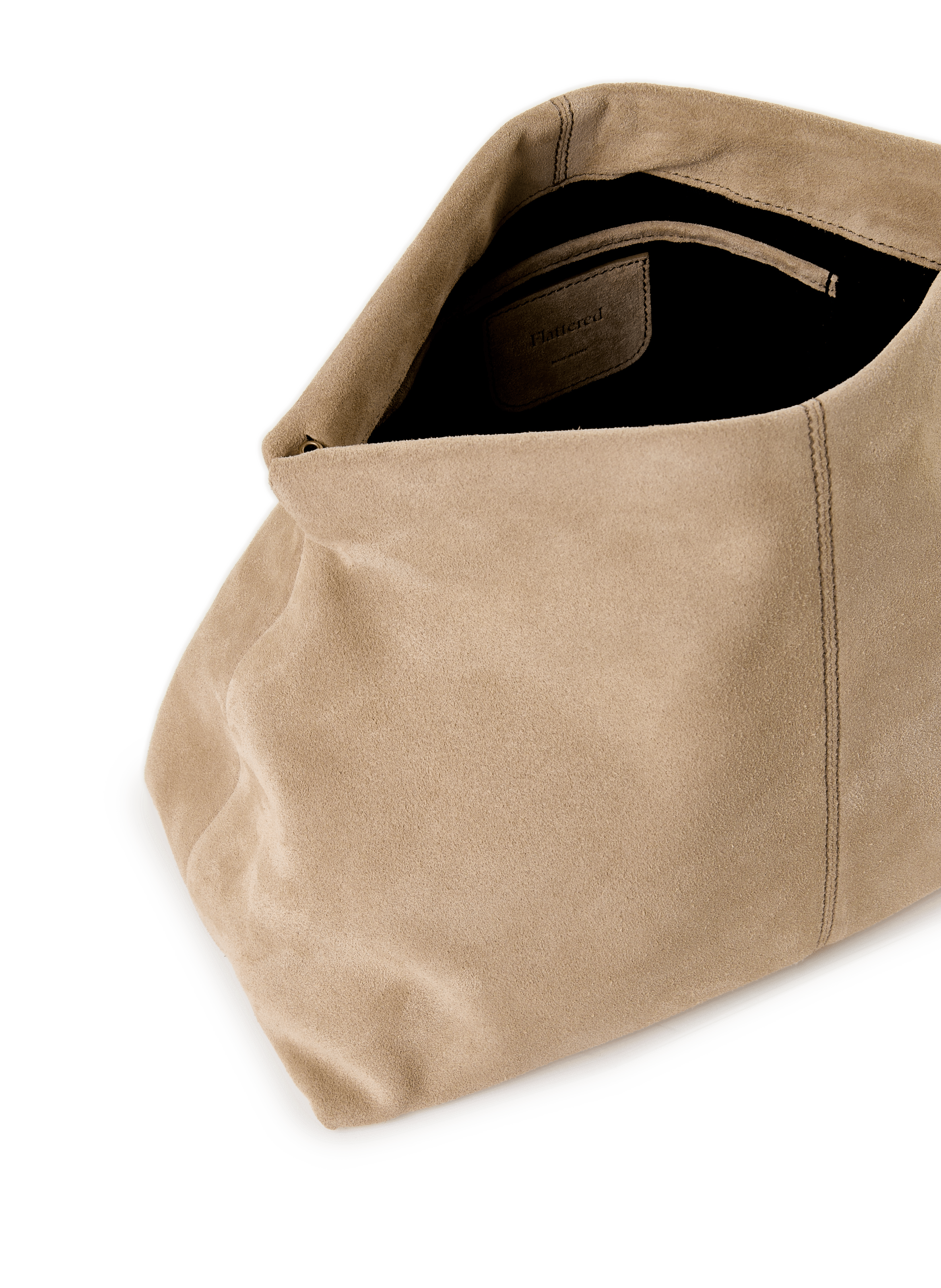 Pochette Clay en cuir FLATTERED Marron