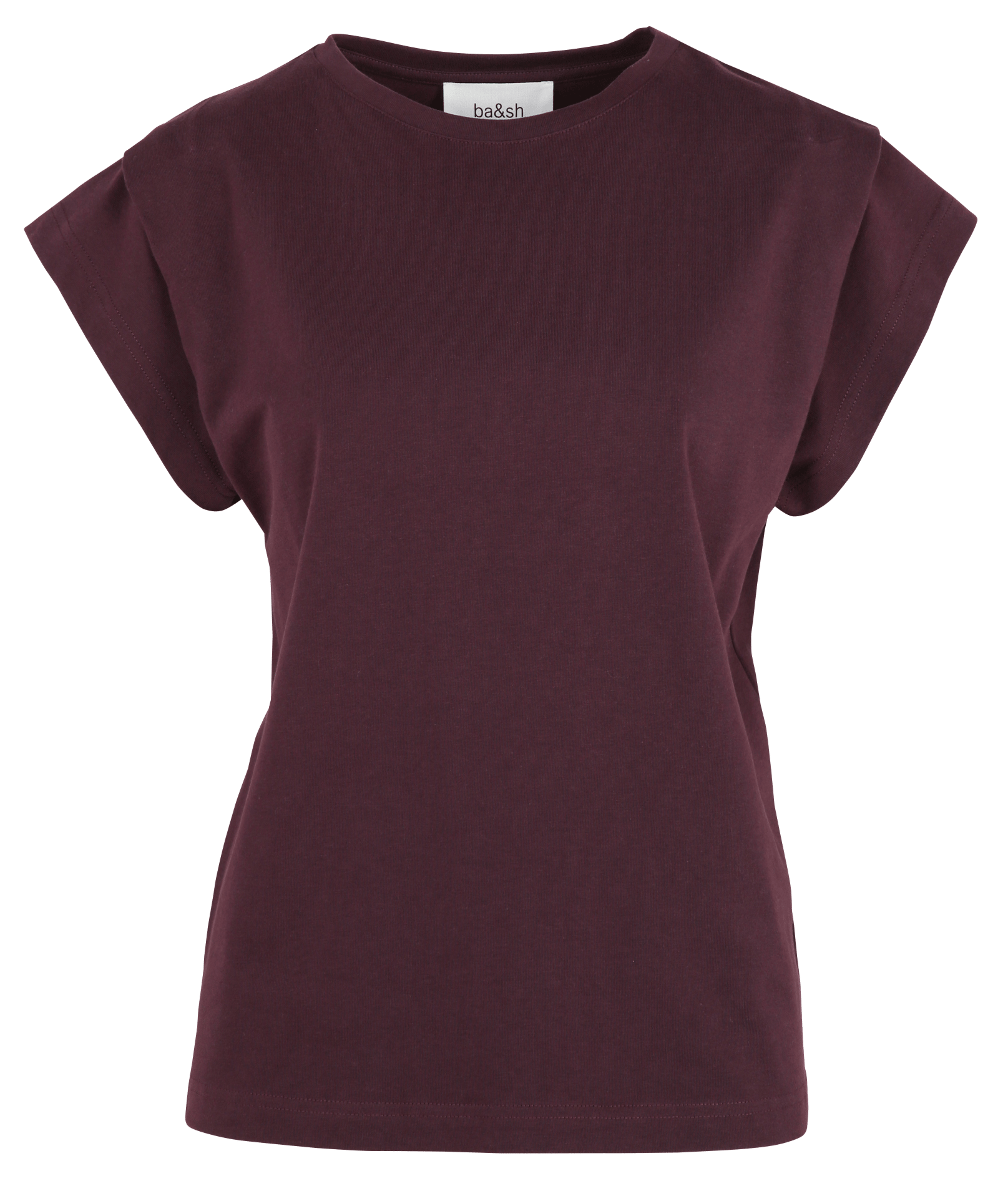 Tee-shirt droit manches courtes pio BA&SH Violet