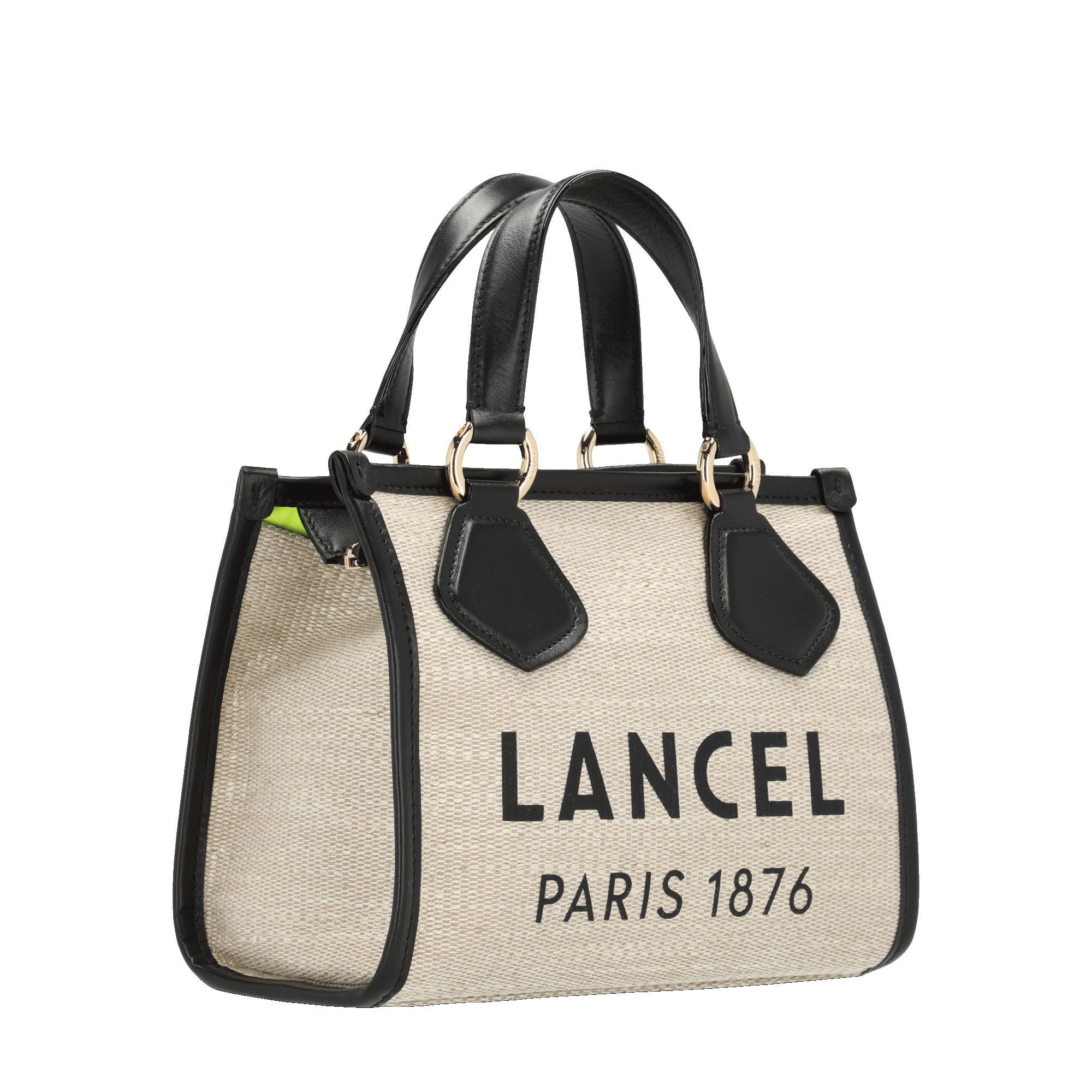 Cabas zippé s - summer tote LANCEL Noir