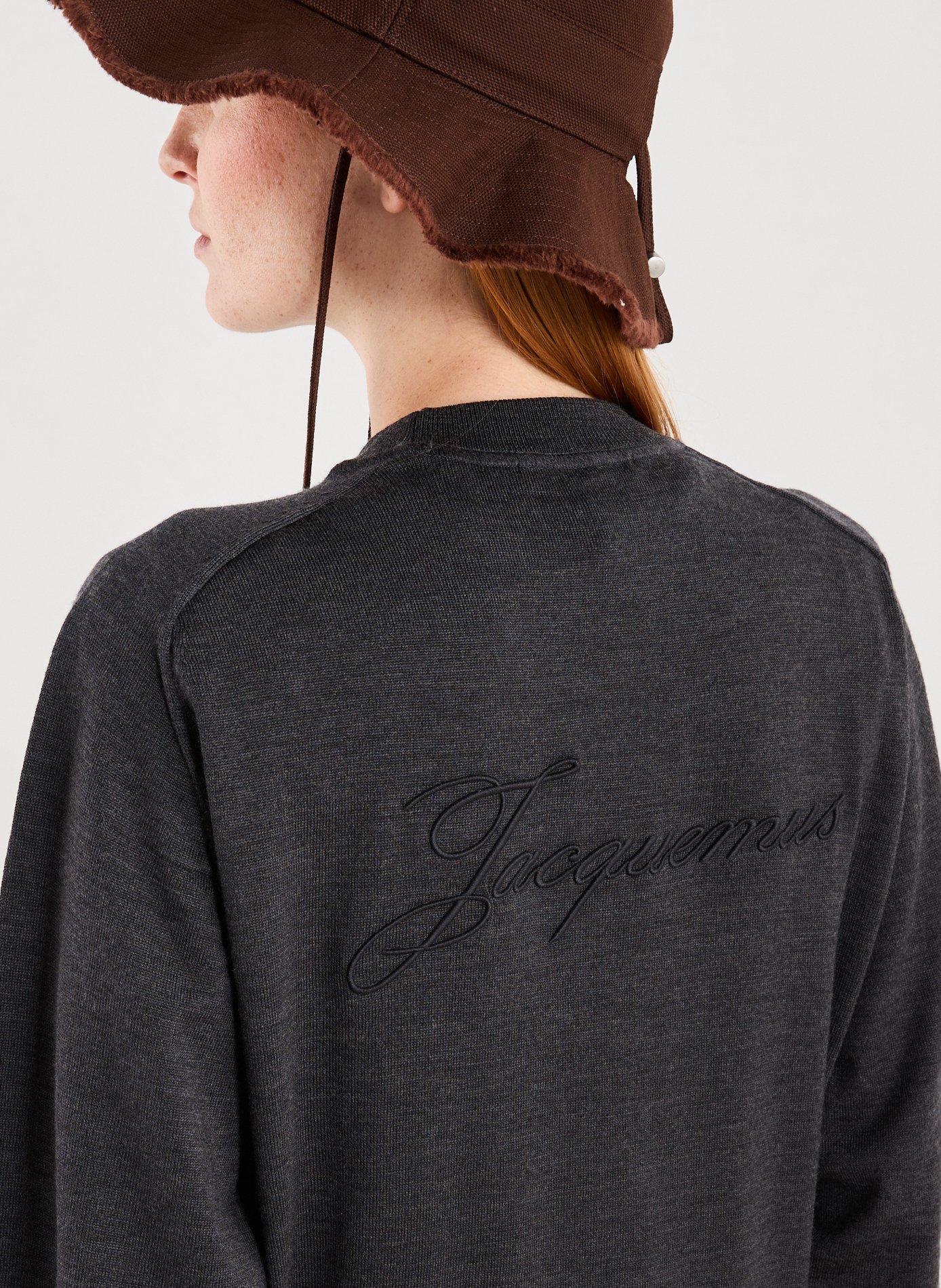 Wool sweatshirt JACQUEMUS Grey
