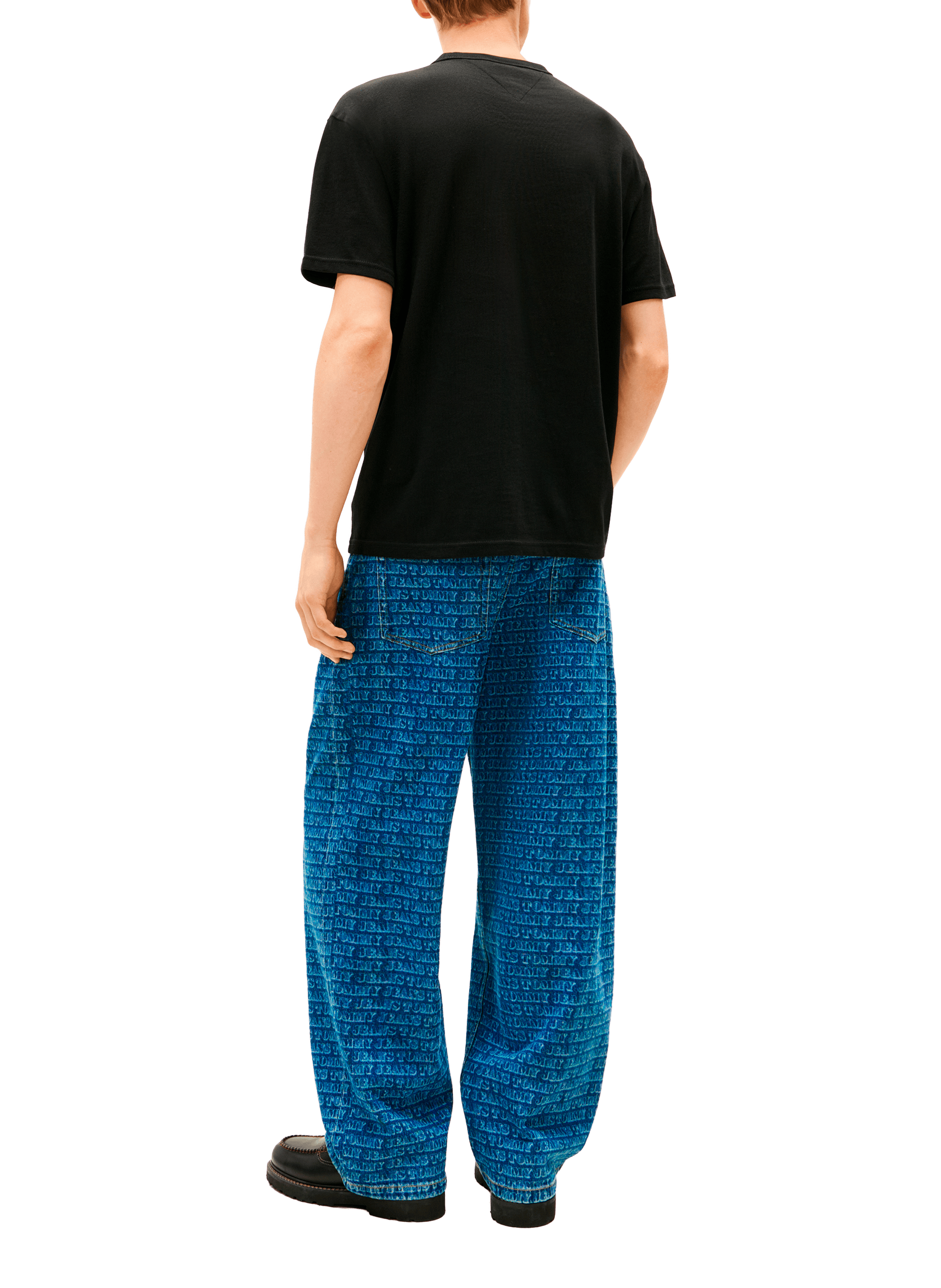 T-shirt à logo TOMMY HILFIGER Noir