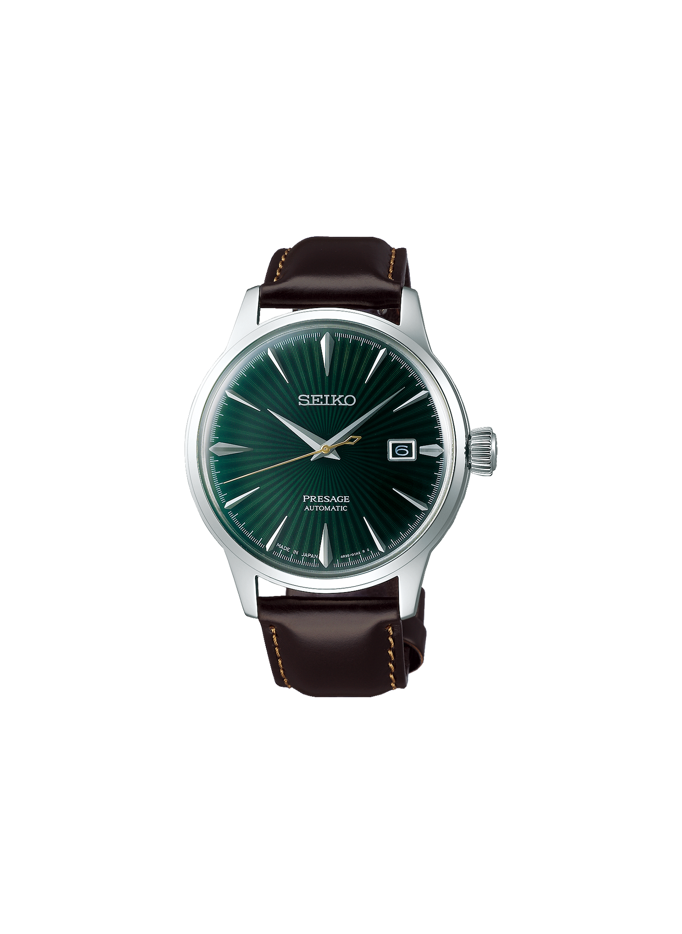 Montre en cuir SEIKO Vert