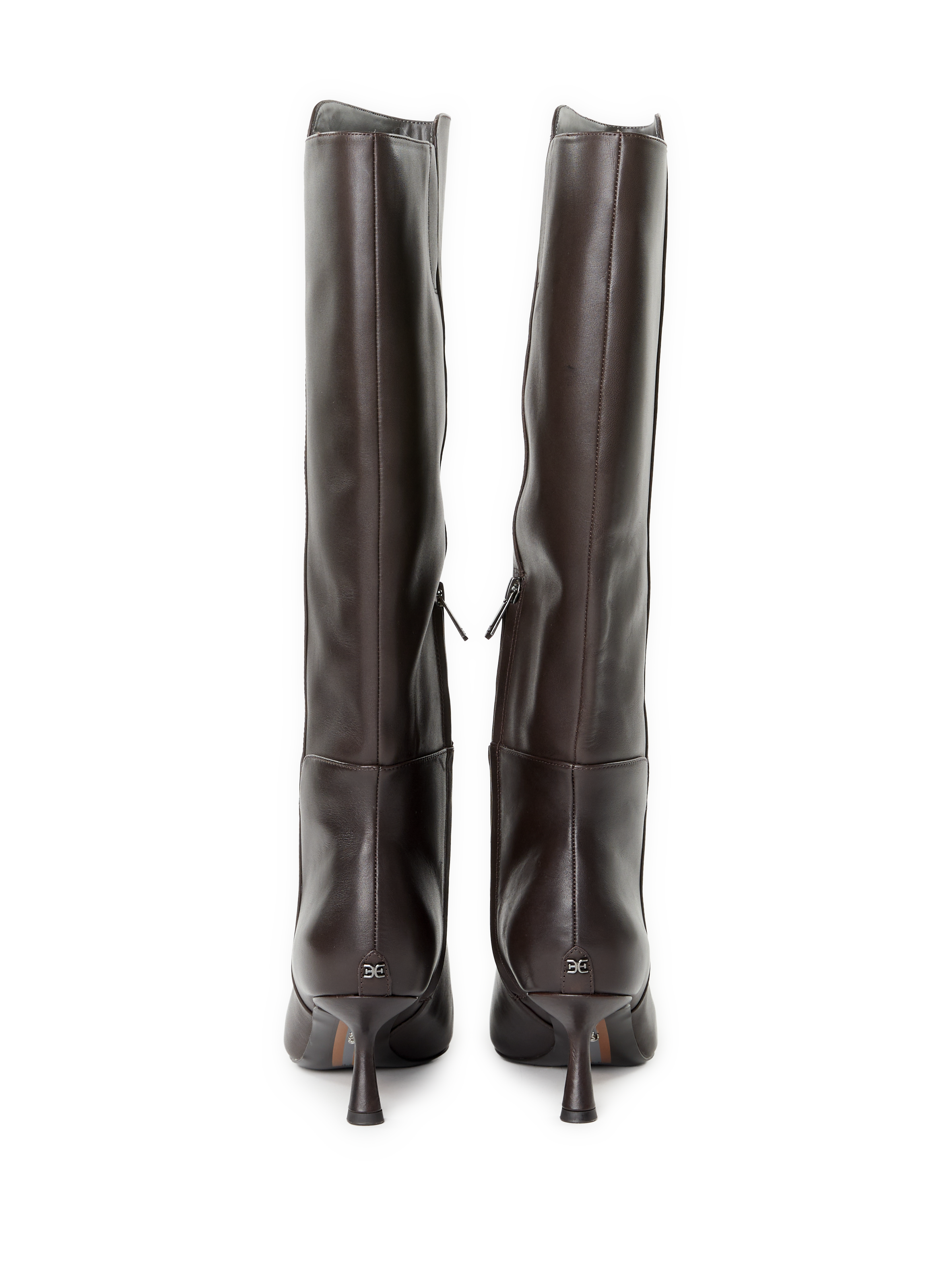 Bottes hautes Taylin en cuir SAM EDELMAN Marron