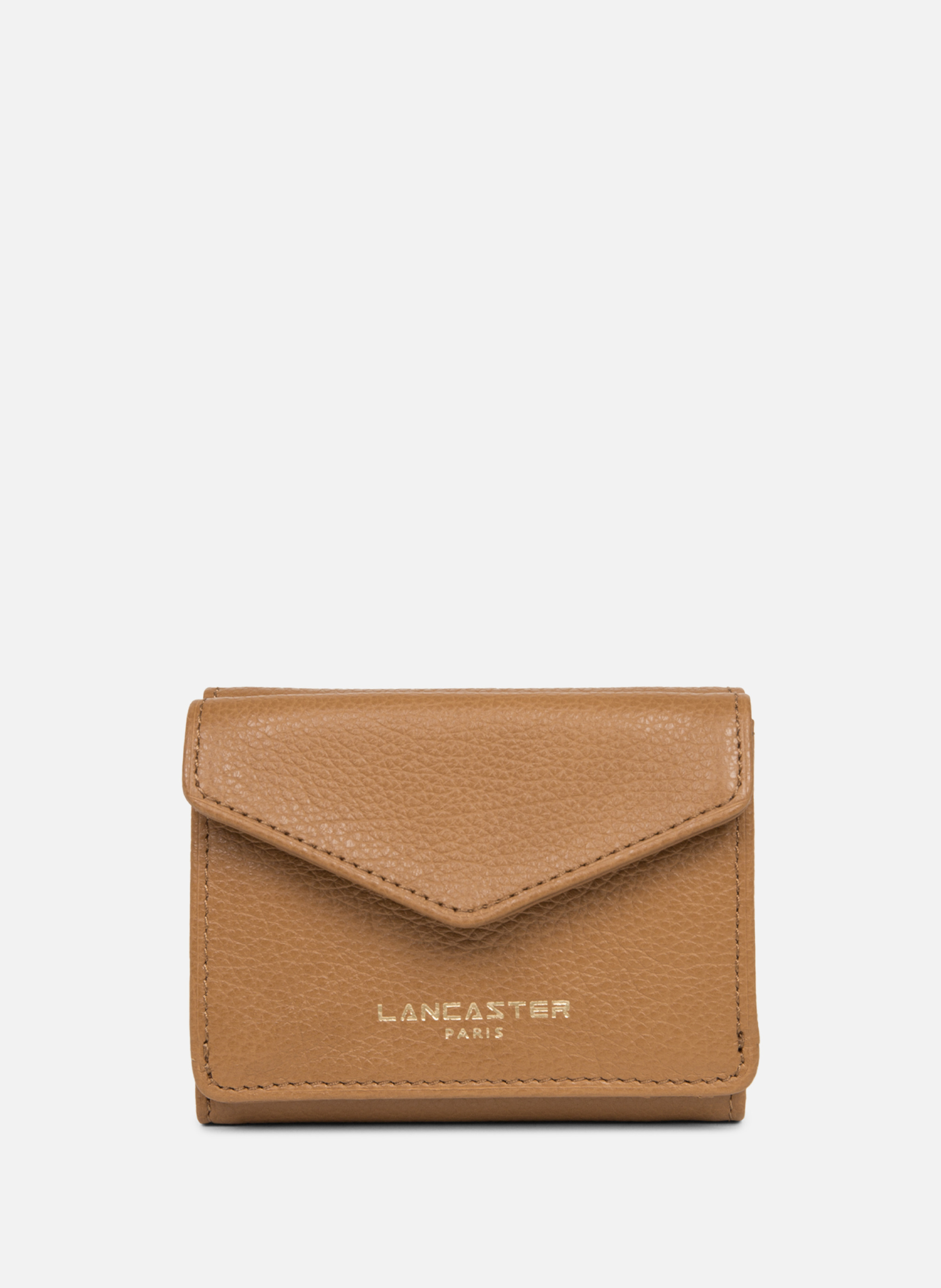 LANCASTER Mini back to back wallet - Dune Brown