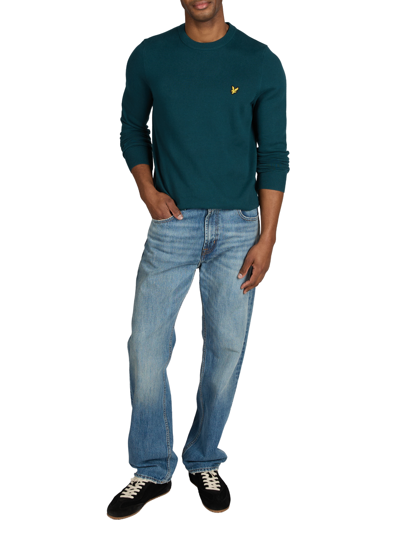 Pull en coton LYLE & SCOTT Vert