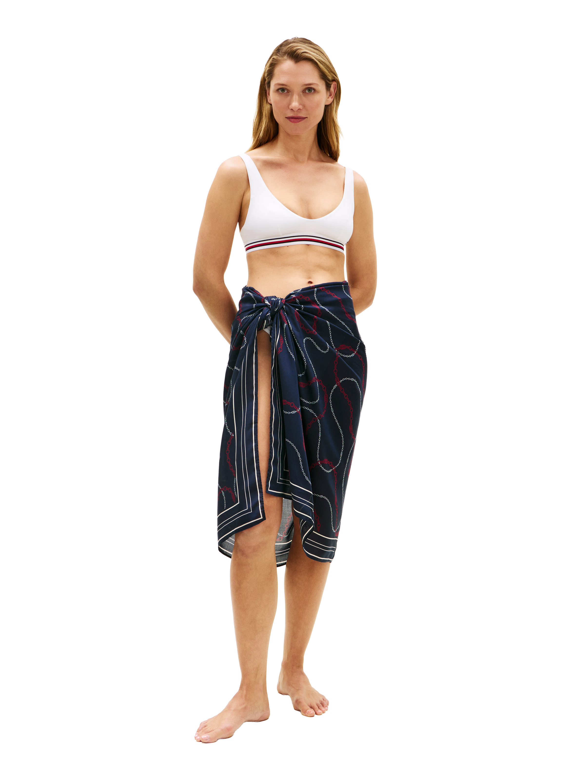 Paréo imprimé  TOMMY HILFIGER Bleu