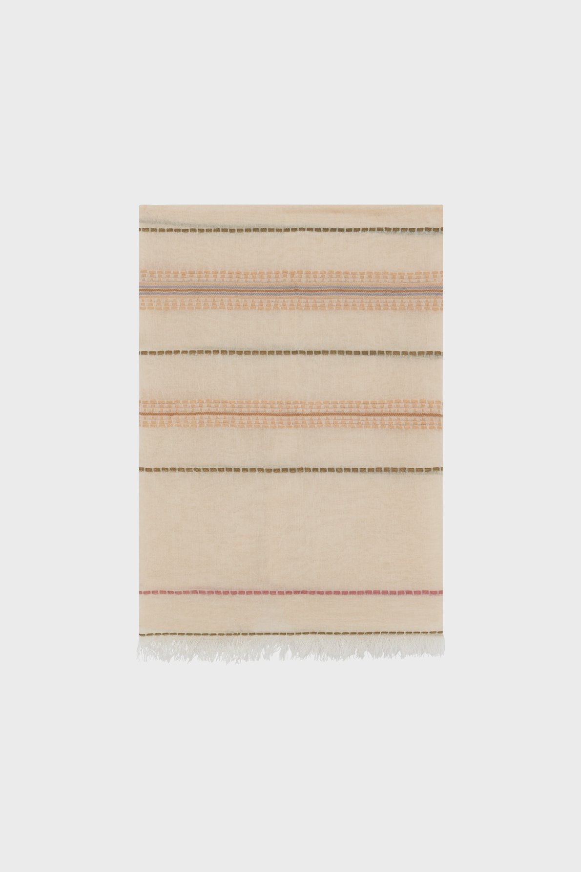 Etole à rayures en coton et modal - dana GERARD DAREL Beige