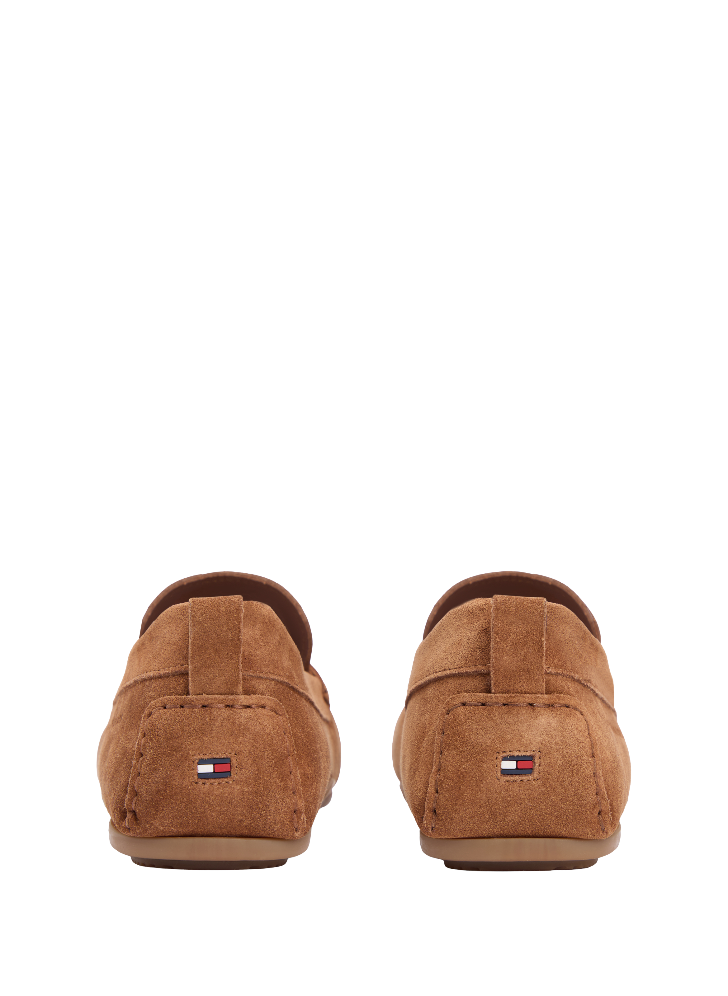 Suede cow leather loafers TOMMY HILFIGER Brown