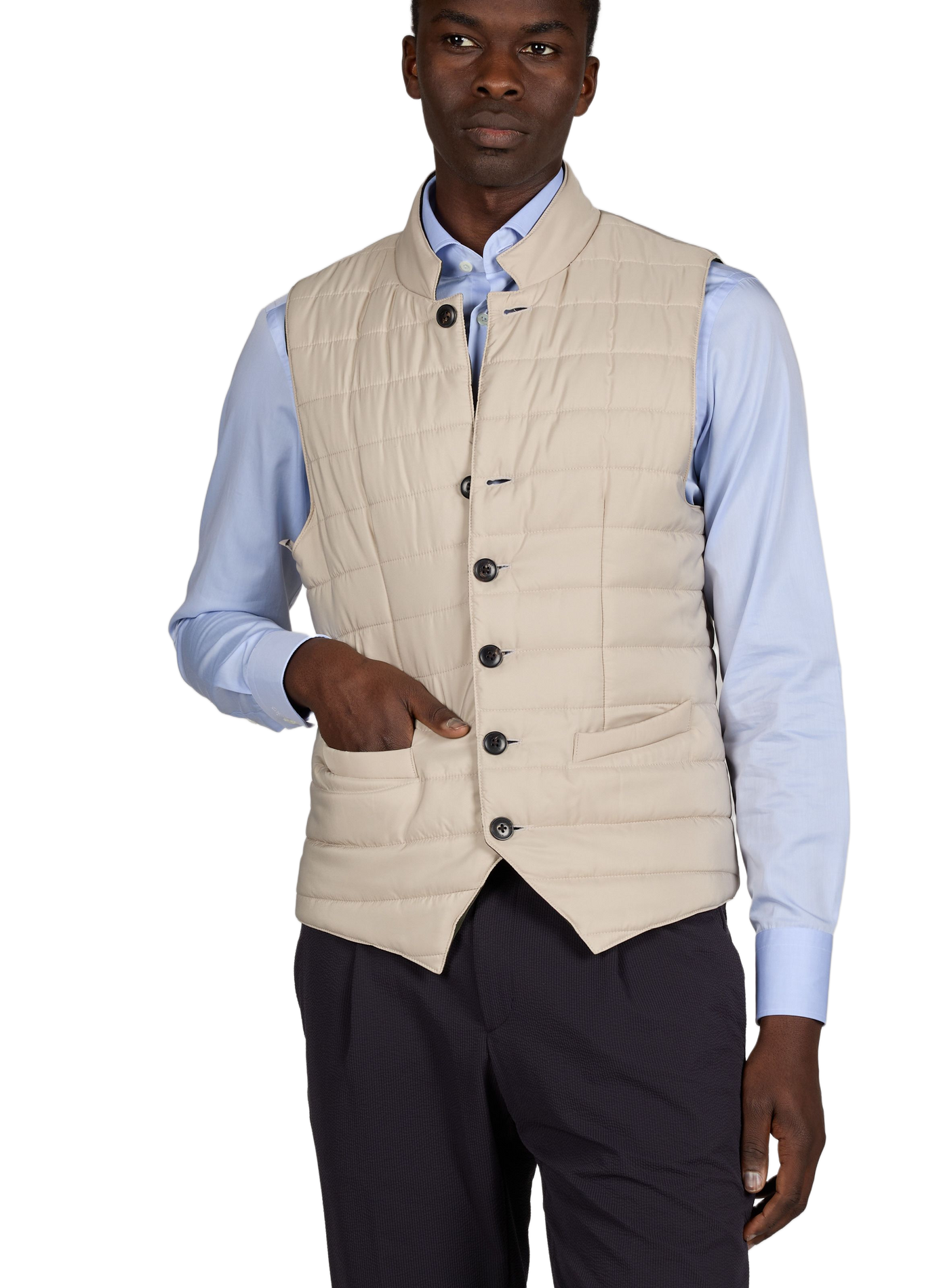 Veste 3 en 1 en laine mélangée HACKETT Marron