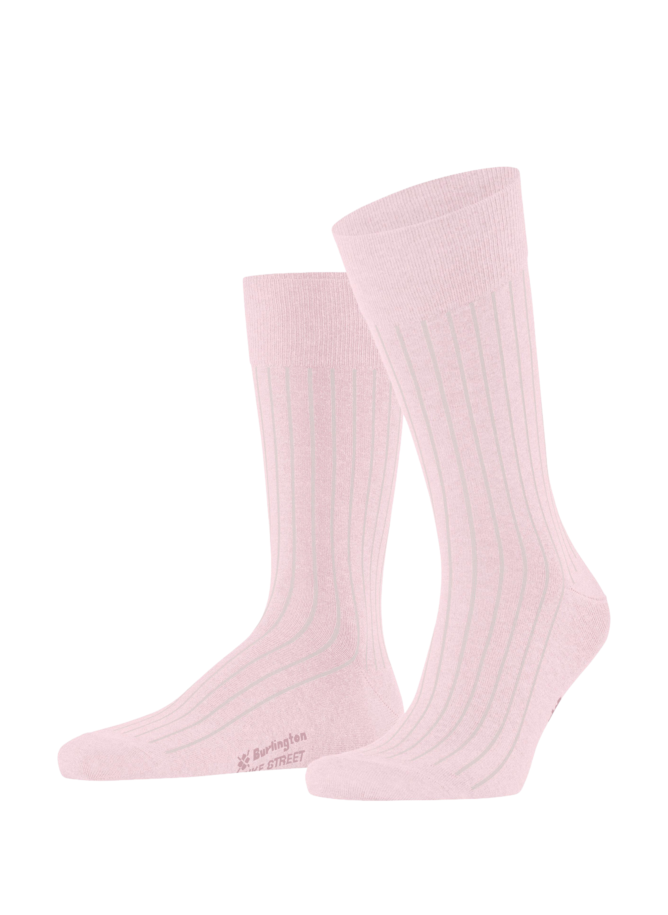 Calcetines altos de algodón mezclado BURLINGTON Rosa