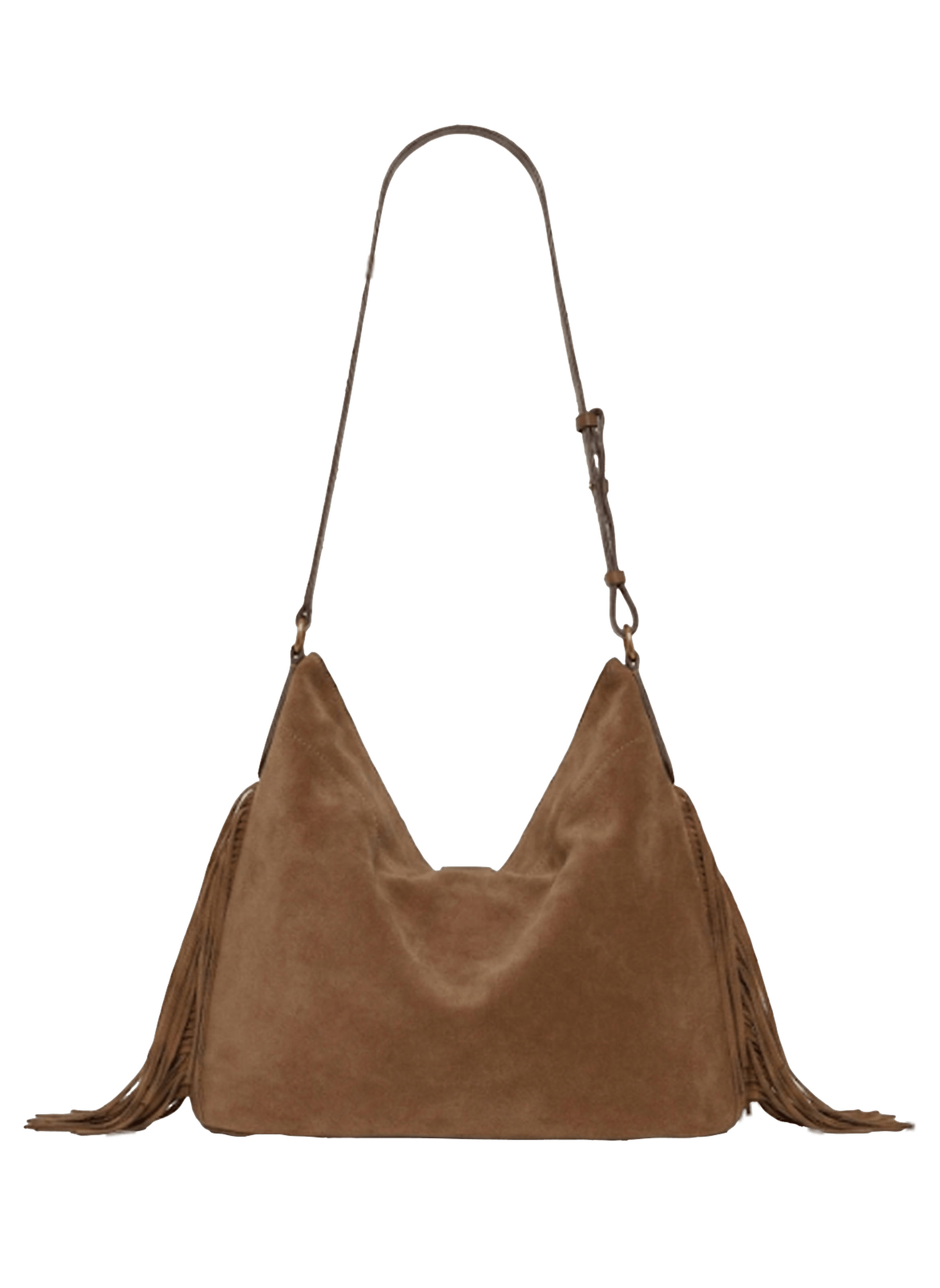 Sac en cuir velours - deva GERARD DAREL Kaki