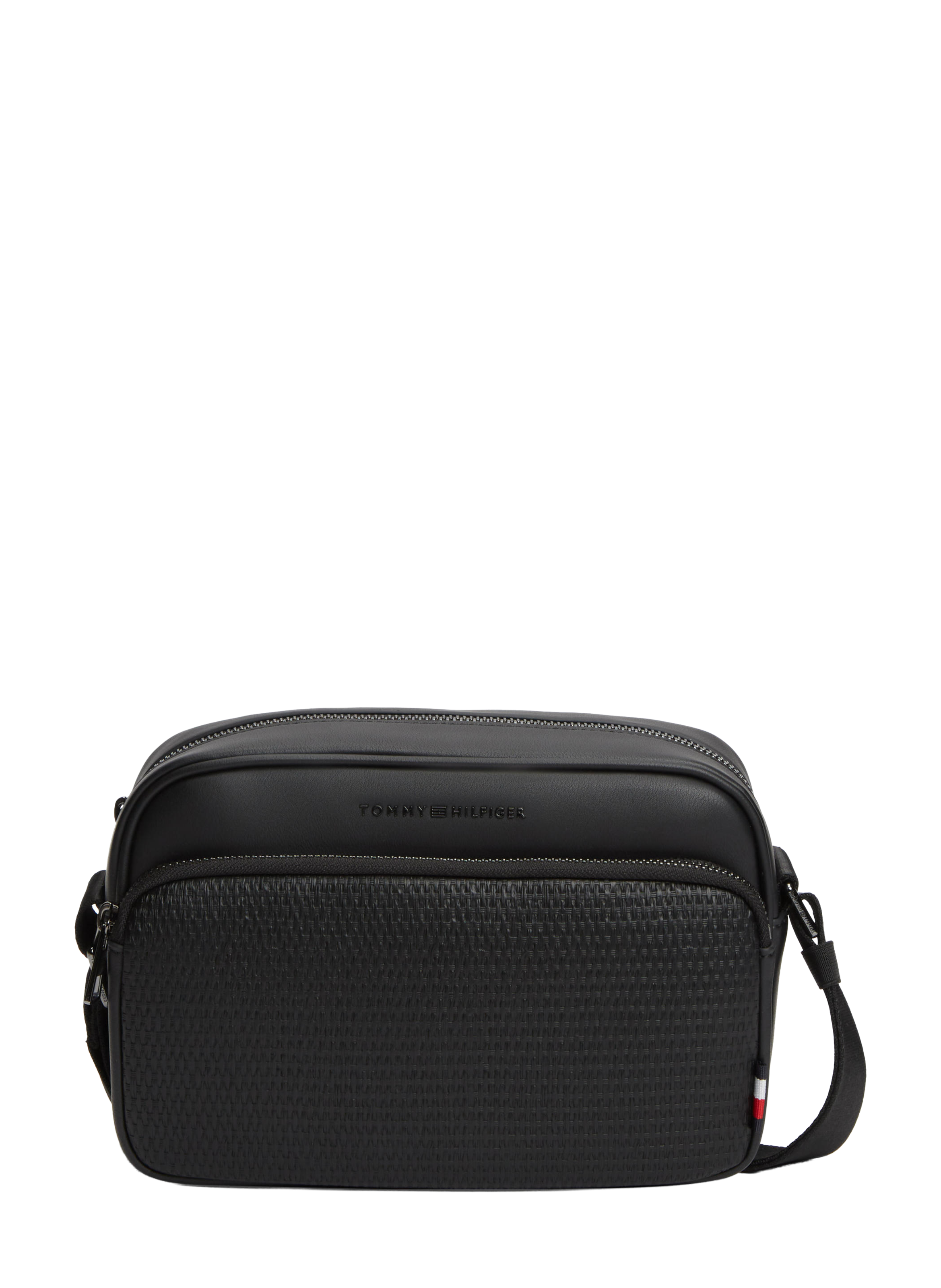 Sac à bandoulière à logo TOMMY HILFIGER Noir