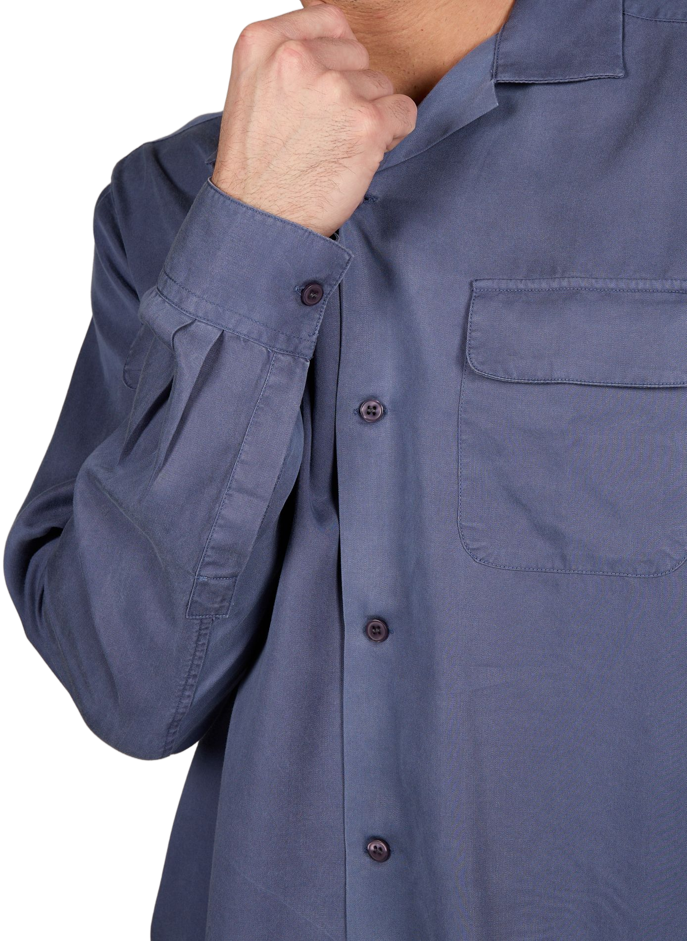 Chemise col tailleur LAFAURIE Bleu